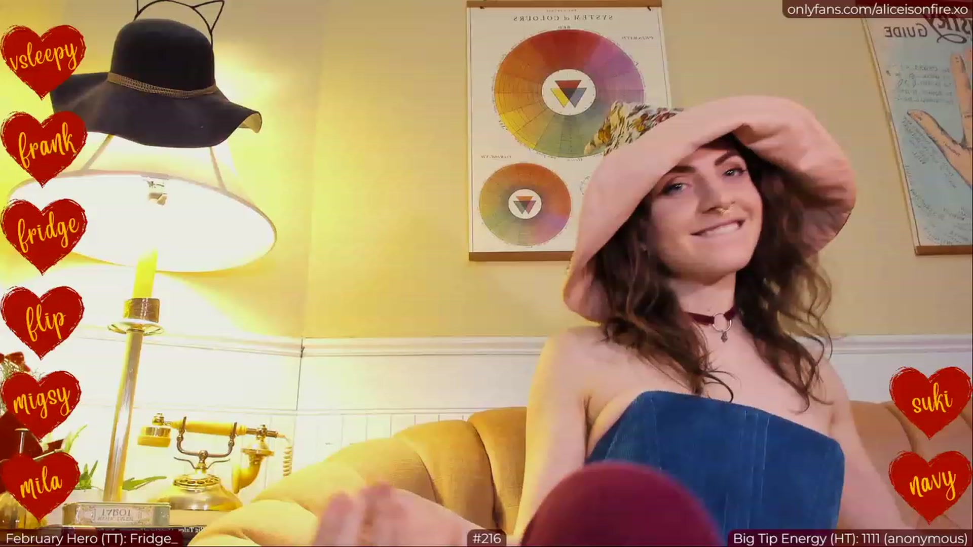 Gallery image thumbnail from aliceisonfire's myfreecams stream on, 02/09/2023, 07:31 image 6 of 20