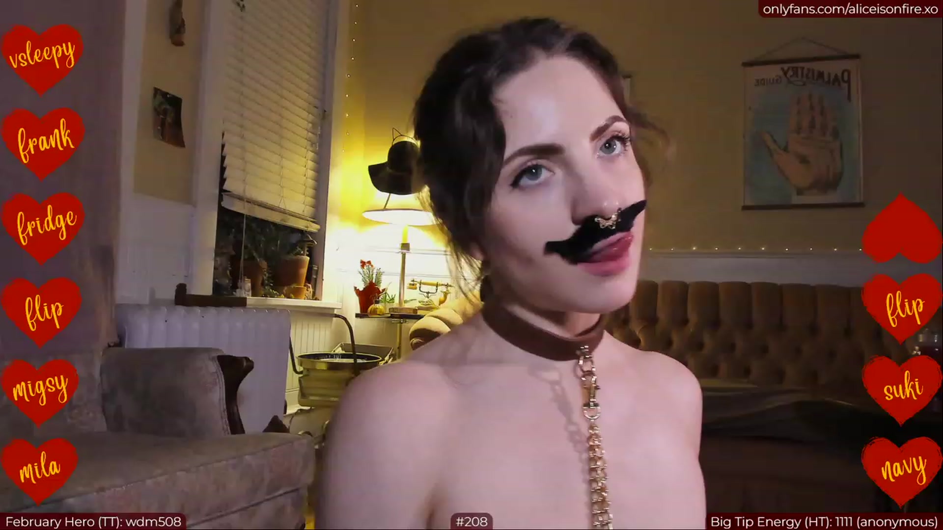 Gallery image thumbnail from aliceisonfire's myfreecams stream on, 02/10/2023, 08:47 image 13 of 20