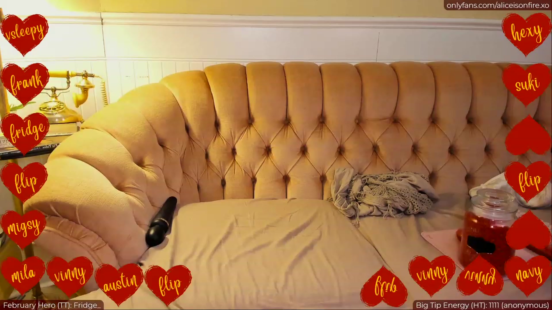 Gallery image thumbnail from aliceisonfire's myfreecams stream on, 02/13/2023, 10:16 image 18 of 20