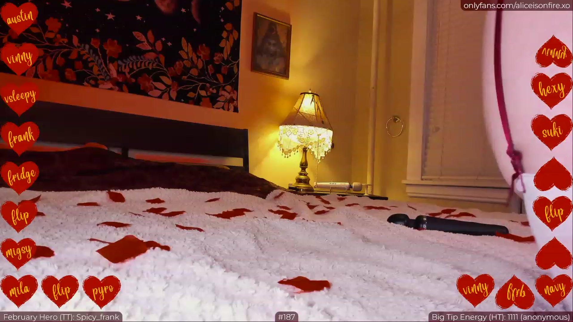 Gallery image thumbnail from aliceisonfire's myfreecams stream on, 02/15/2023, 06:43 image 14 of 20