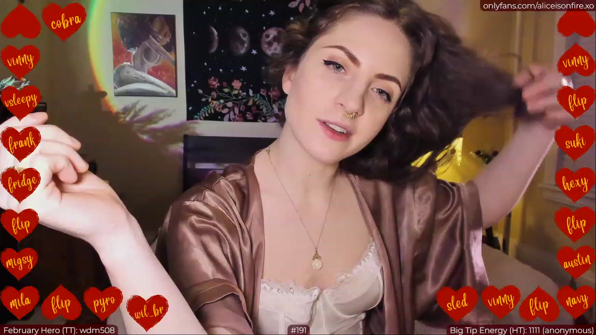Gallery image thumbnail from aliceisonfire's myfreecams stream on, 02/23/2023, 07:07 image 13 of 20