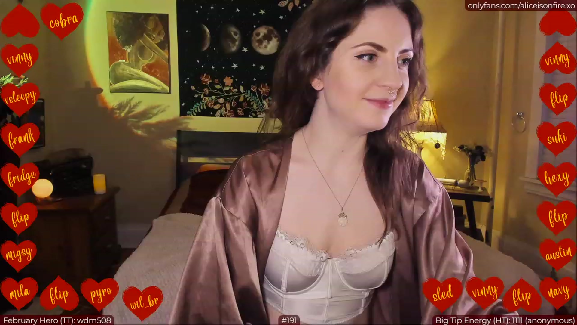 Gallery image thumbnail from aliceisonfire's myfreecams stream on, 02/23/2023, 07:07 image 14 of 20
