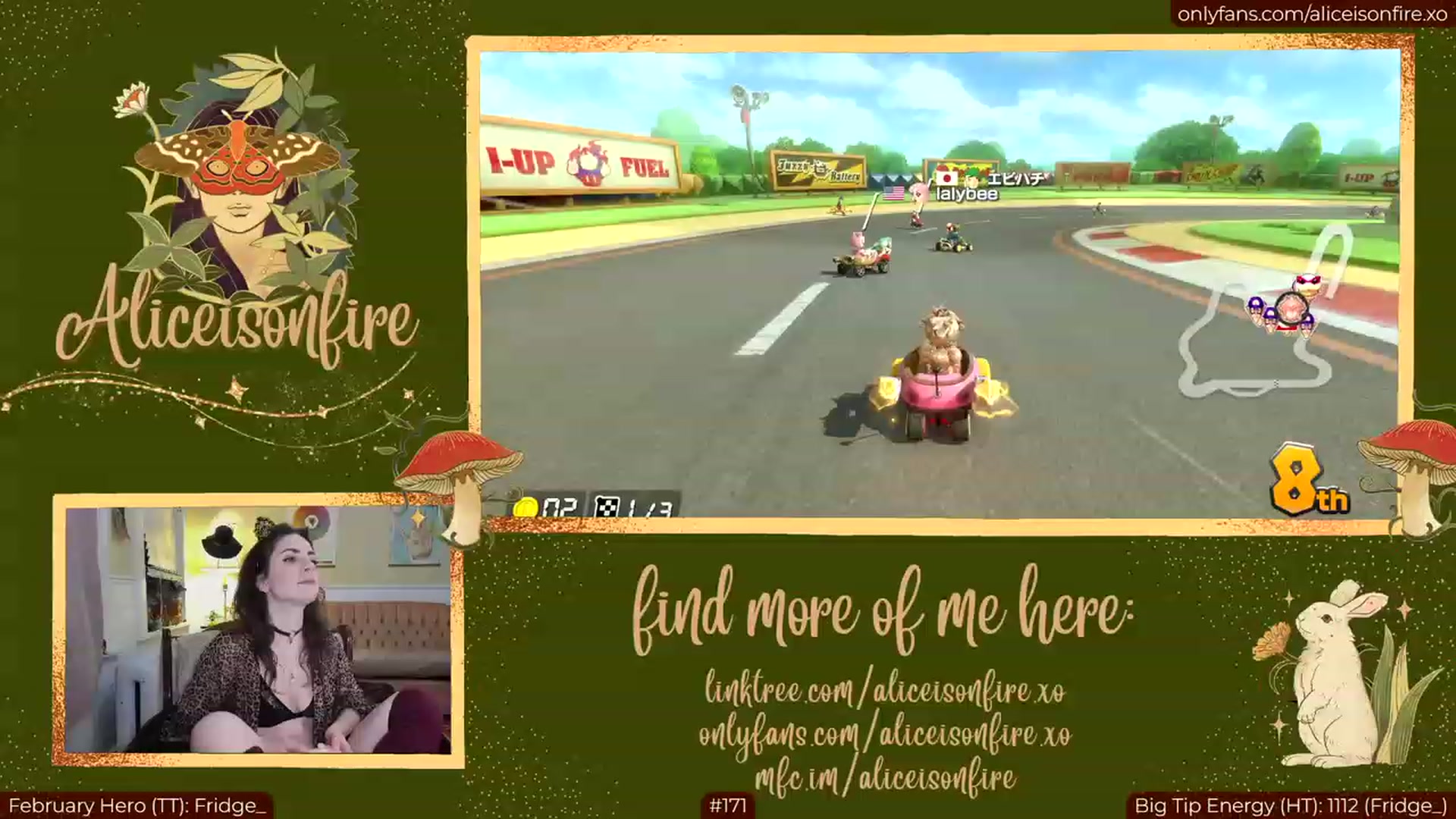 Gallery image thumbnail from aliceisonfire's myfreecams stream on, 02/27/2023, 09:29 image 1 of 20