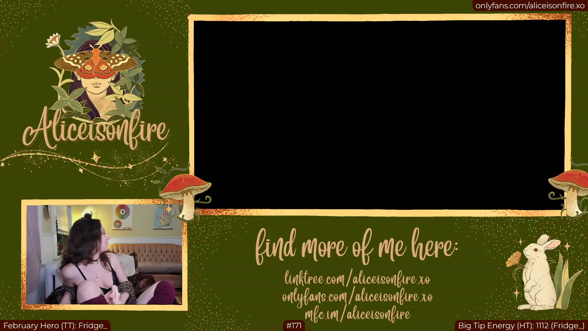 Gallery image thumbnail from aliceisonfire's myfreecams stream on, 02/27/2023, 09:29 image 3 of 20