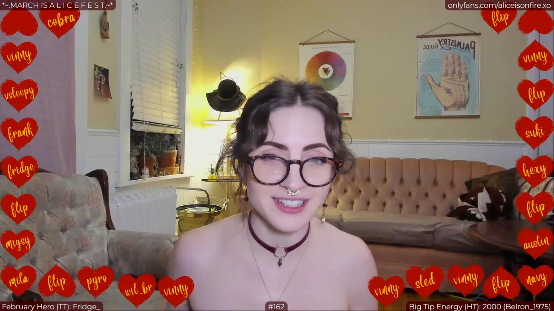 Gallery image thumbnail from aliceisonfire's myfreecams stream on, 03/01/2023, 07:29 image 17 of 20