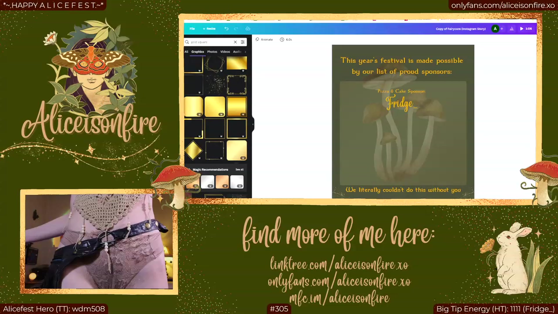 Gallery image thumbnail from aliceisonfire's myfreecams stream on, 03/03/2023, 05:19 image 8 of 20