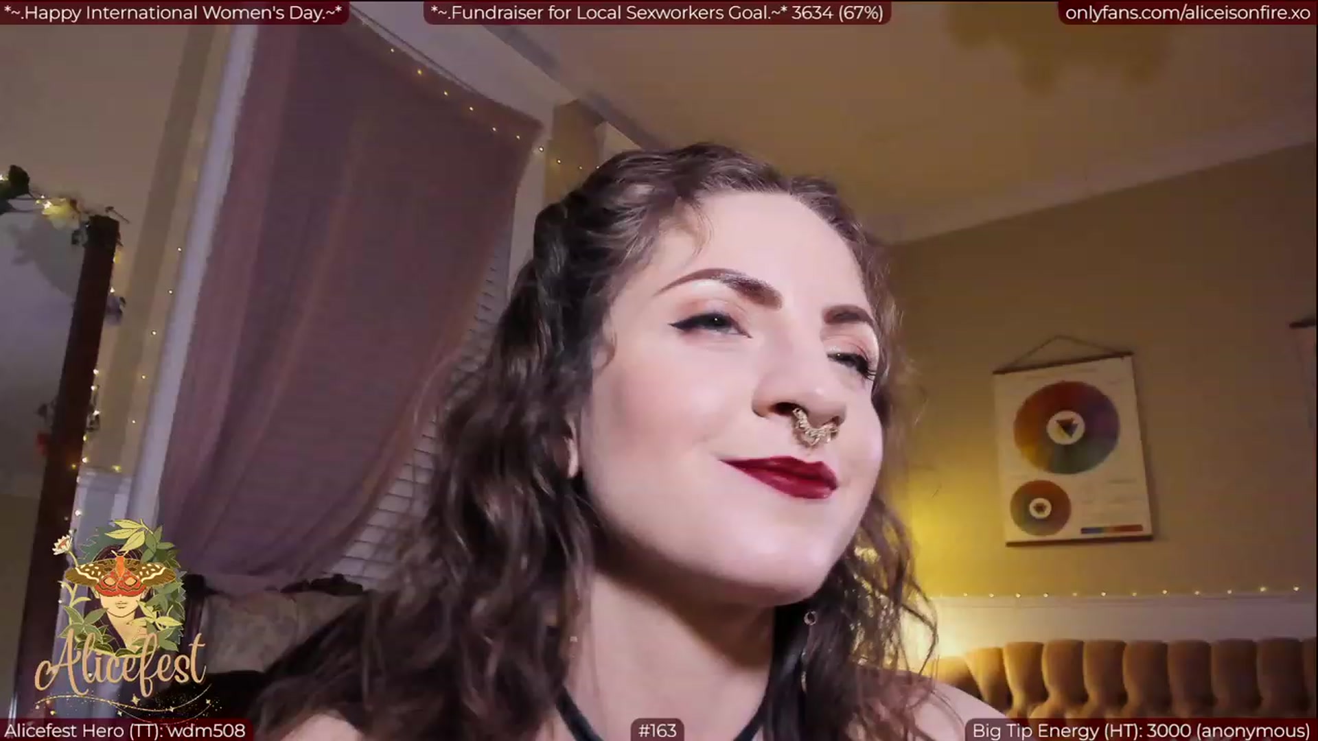 Gallery image thumbnail from aliceisonfire's myfreecams stream on, 03/09/2023, 07:08 image 16 of 20