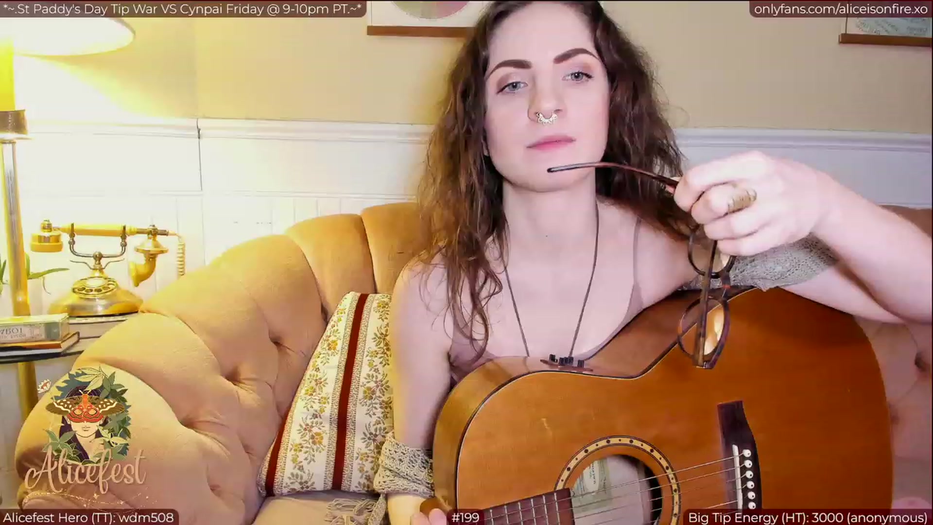 Gallery image thumbnail from aliceisonfire's myfreecams stream on, 03/16/2023, 06:55 image 15 of 20