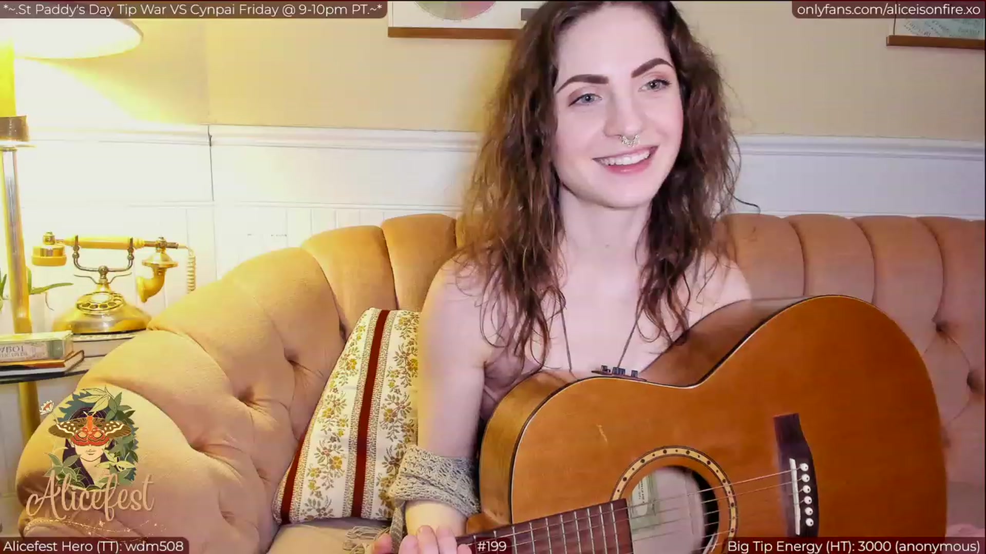 Gallery image thumbnail from aliceisonfire's myfreecams stream on, 03/16/2023, 06:55 image 14 of 20