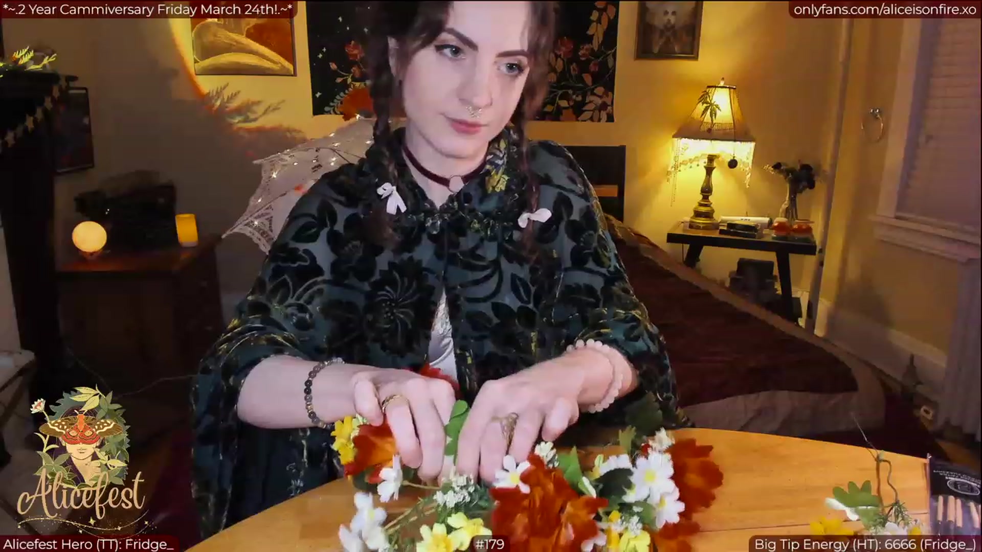 Gallery image thumbnail from aliceisonfire's myfreecams stream on, 03/21/2023, 05:13 image 5 of 20