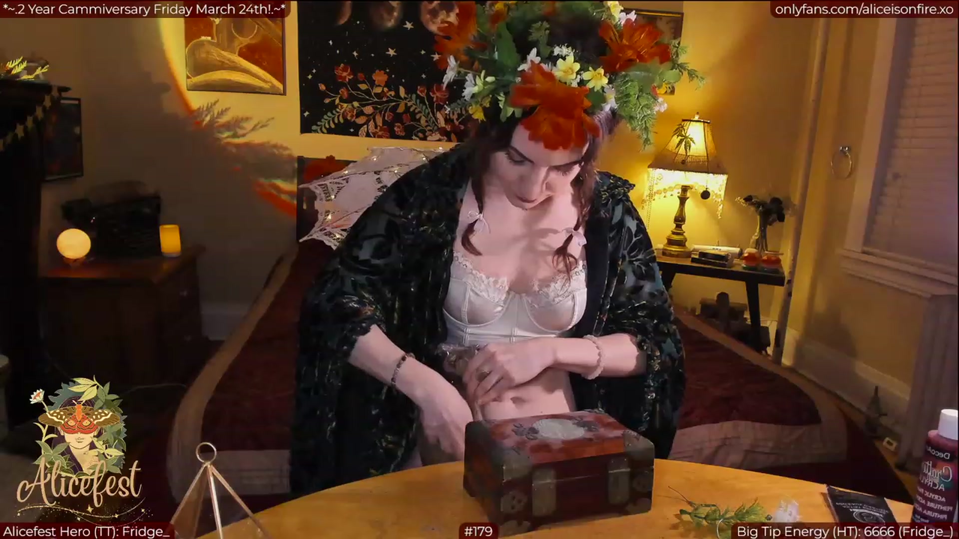 Gallery image thumbnail from aliceisonfire's myfreecams stream on, 03/21/2023, 05:13 image 20 of 20