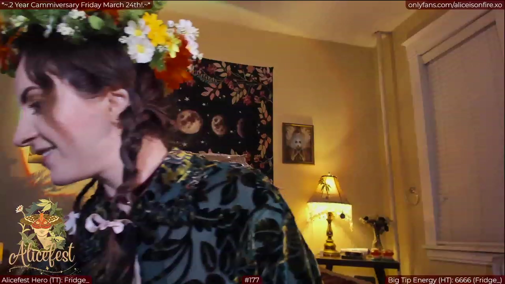 Gallery image thumbnail from aliceisonfire's myfreecams stream on, 03/21/2023, 05:13 image 12 of 20