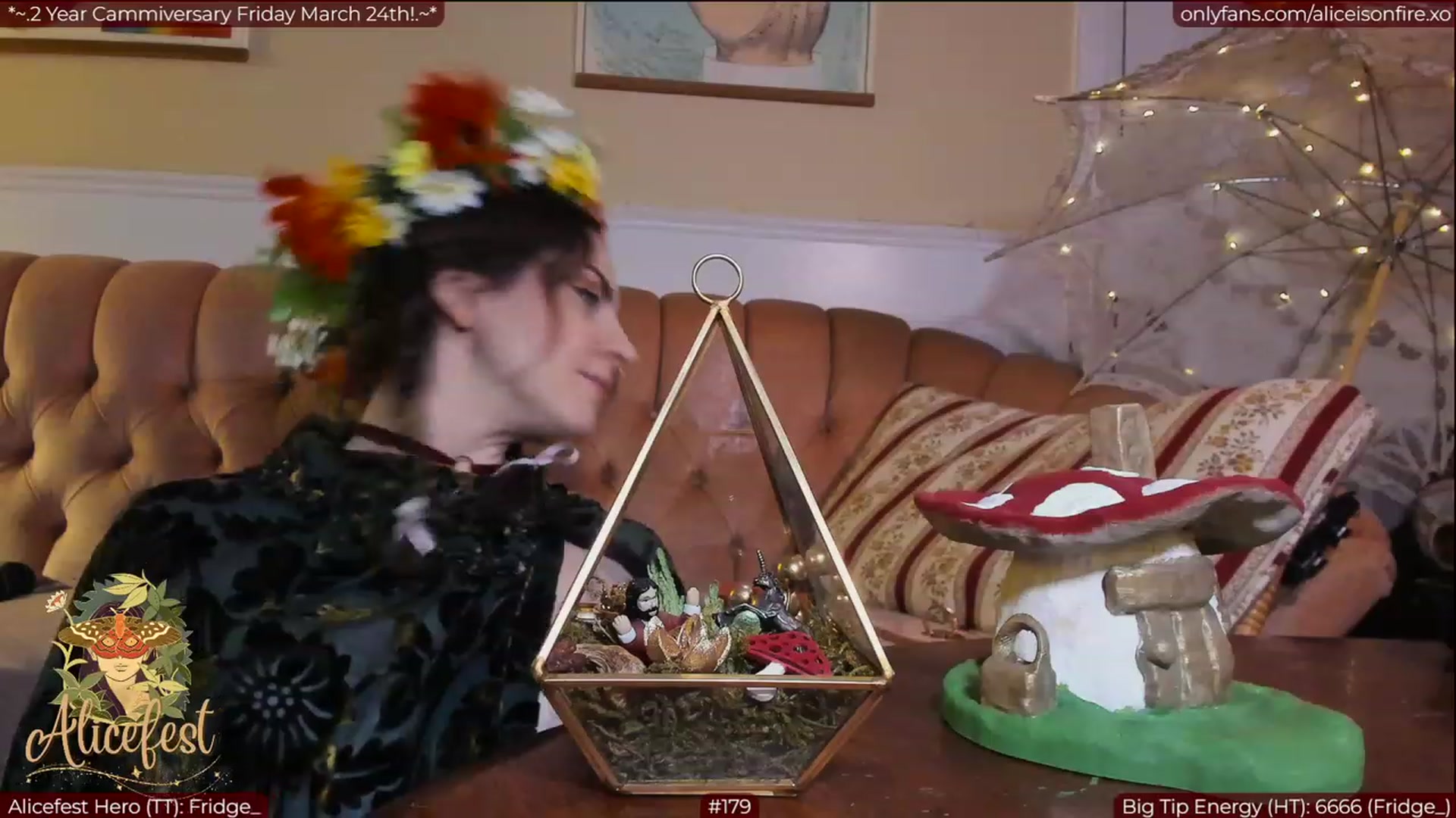 Gallery image thumbnail from aliceisonfire's myfreecams stream on, 03/21/2023, 06:41 image 7 of 20