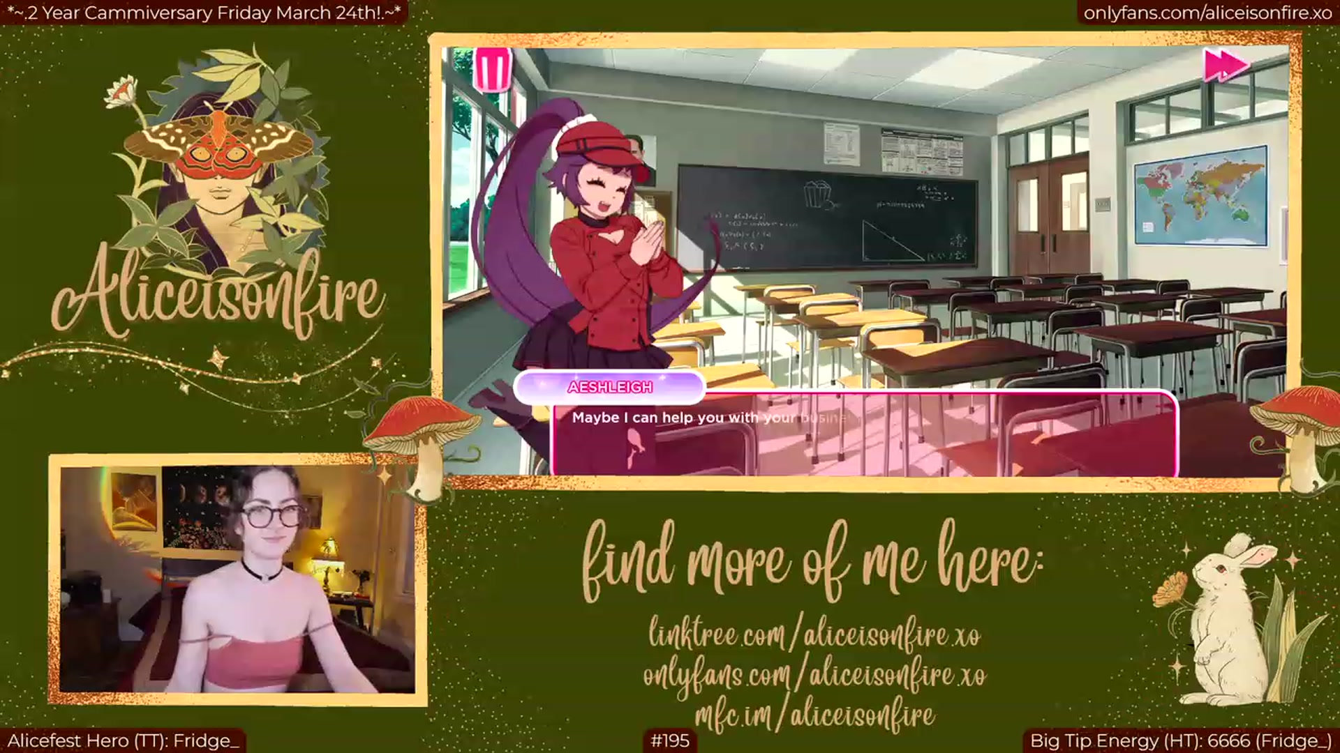 Gallery image thumbnail from aliceisonfire's myfreecams stream on, 03/23/2023, 05:34 image 16 of 20
