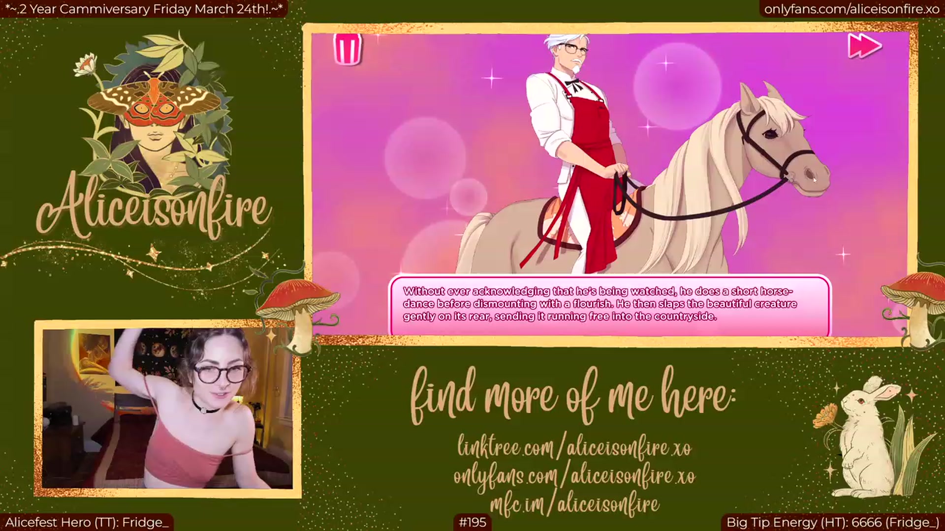 Gallery image thumbnail from aliceisonfire's myfreecams stream on, 03/23/2023, 05:34 image 15 of 20