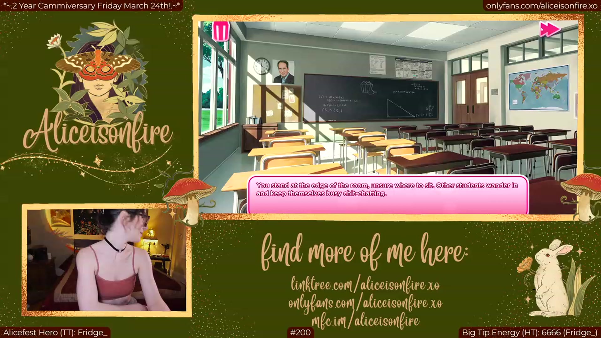 Gallery image thumbnail from aliceisonfire's myfreecams stream on, 03/23/2023, 05:34 image 6 of 20