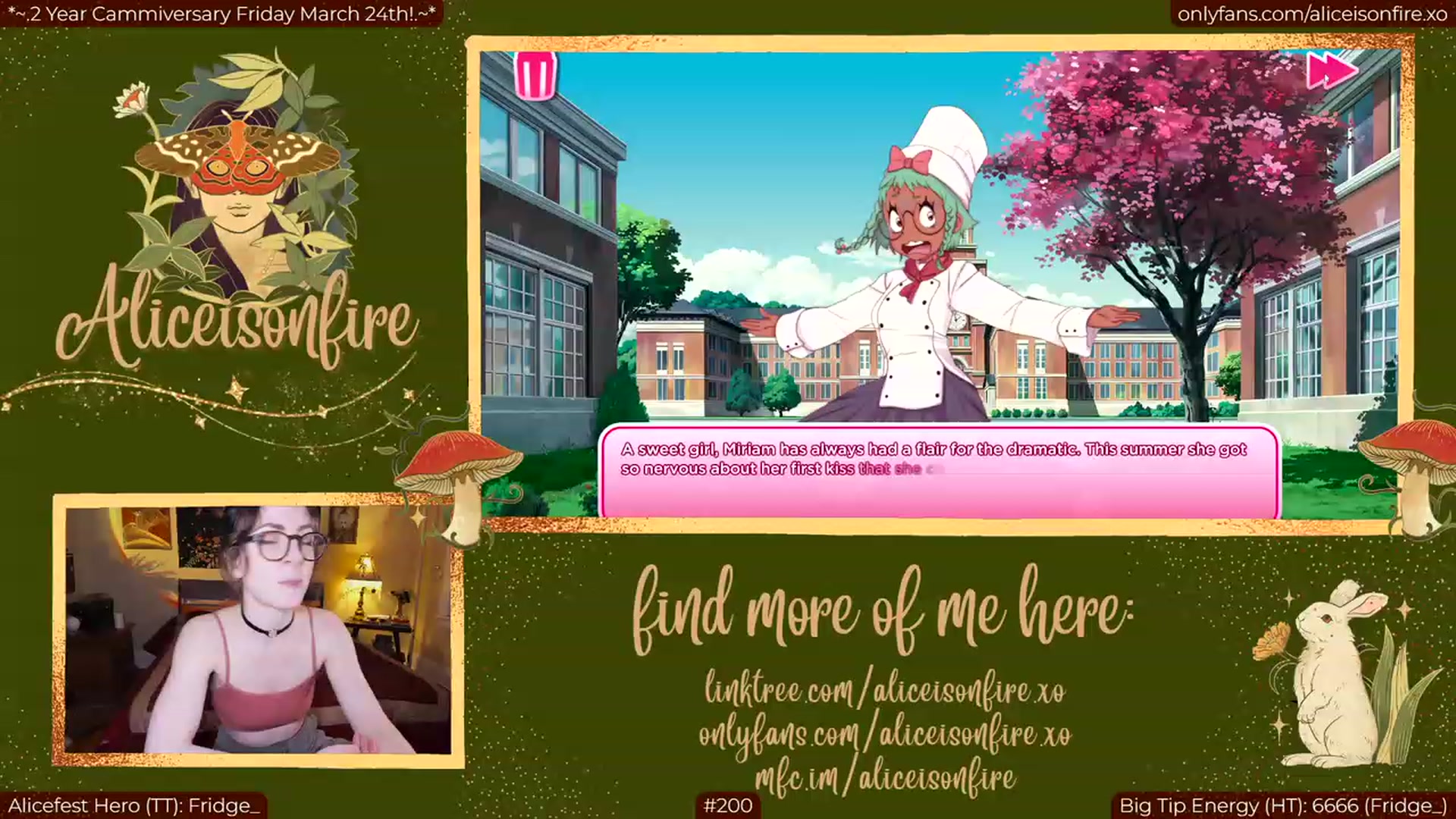 Gallery image thumbnail from aliceisonfire's myfreecams stream on, 03/23/2023, 05:34 image 5 of 20