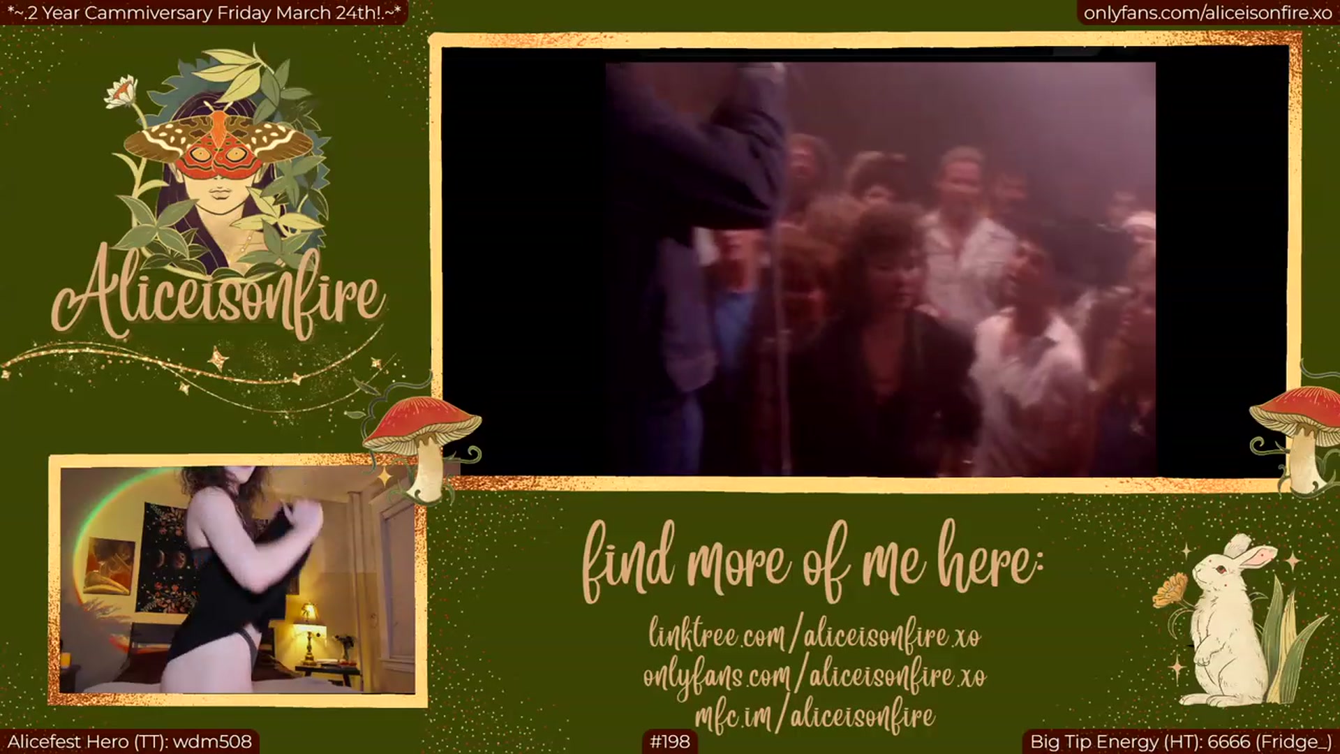 Gallery image thumbnail from aliceisonfire's myfreecams stream on, 03/24/2023, 06:50 image 7 of 20