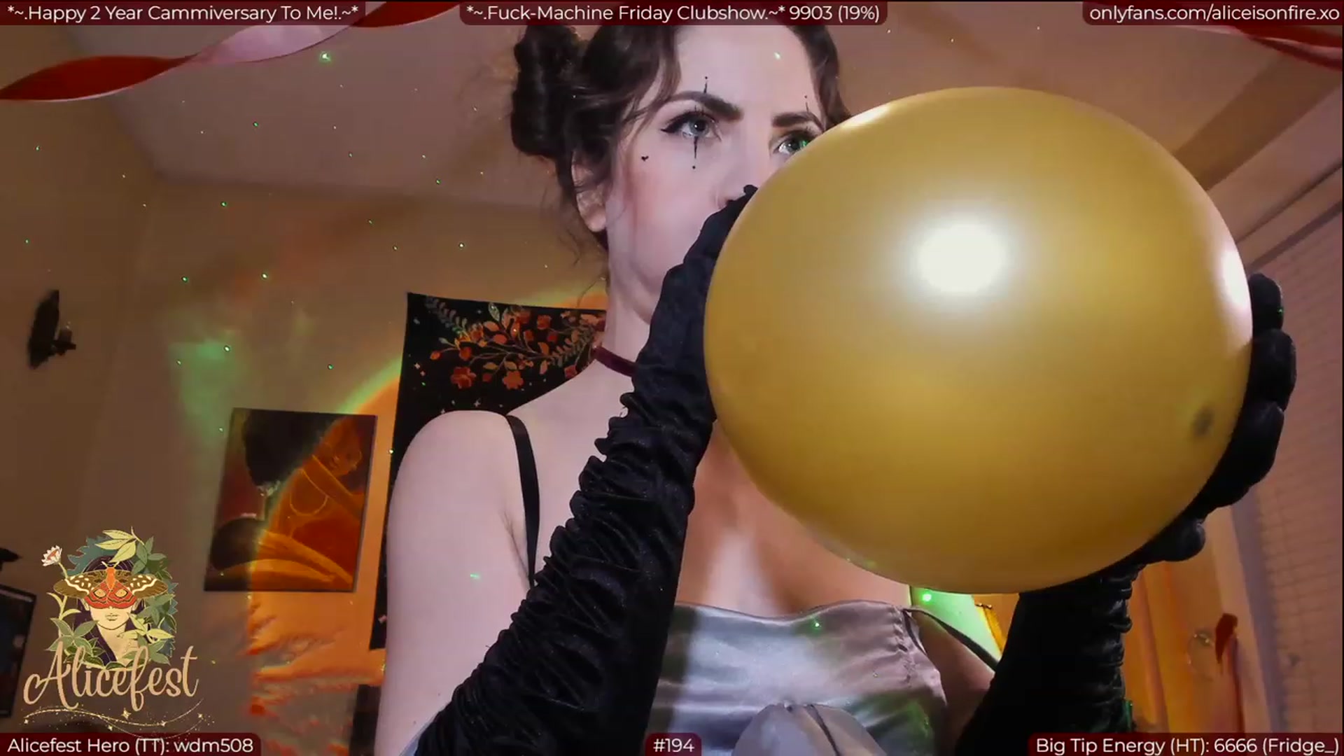 Gallery image thumbnail from aliceisonfire's myfreecams stream on, 03/25/2023, 07:29 image 7 of 20