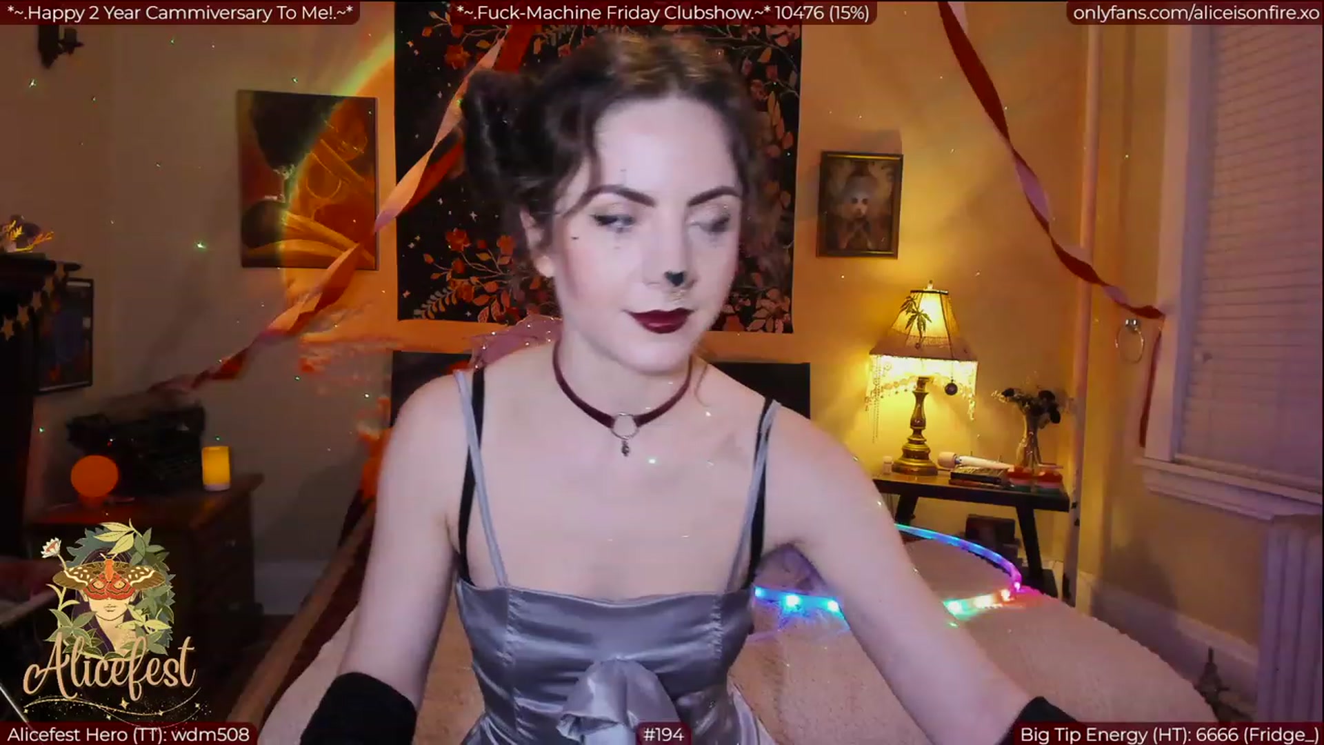 Gallery image thumbnail from aliceisonfire's myfreecams stream on, 03/25/2023, 07:29 image 3 of 20