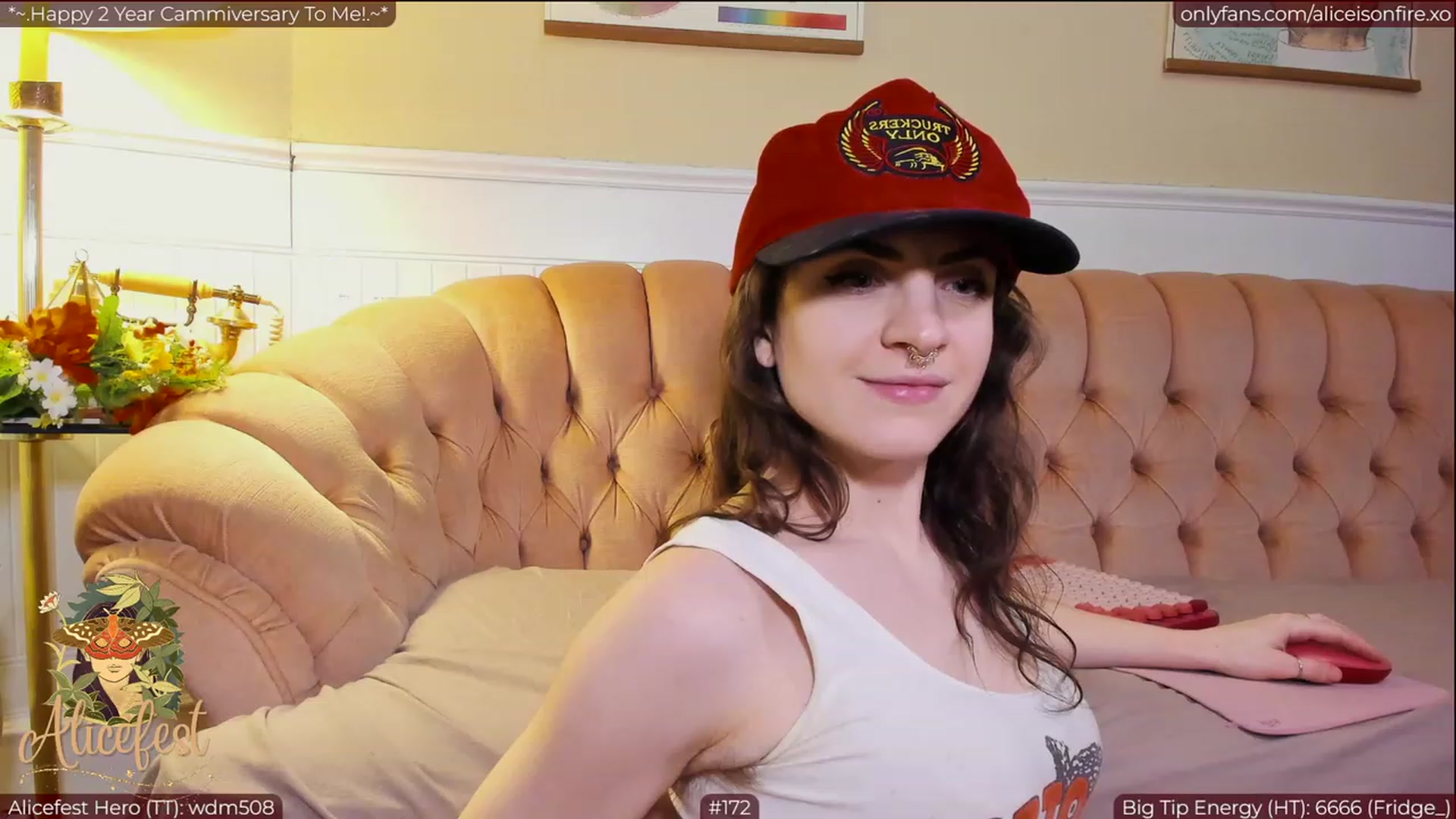 Gallery image thumbnail from aliceisonfire's myfreecams stream on, 03/30/2023, 07:31 image 20 of 20