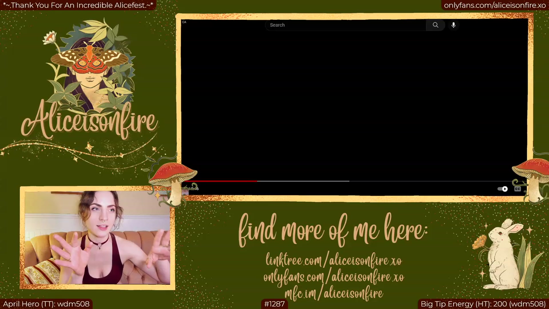 Gallery image thumbnail from aliceisonfire's myfreecams stream on, 04/03/2023, 08:18 image 7 of 20