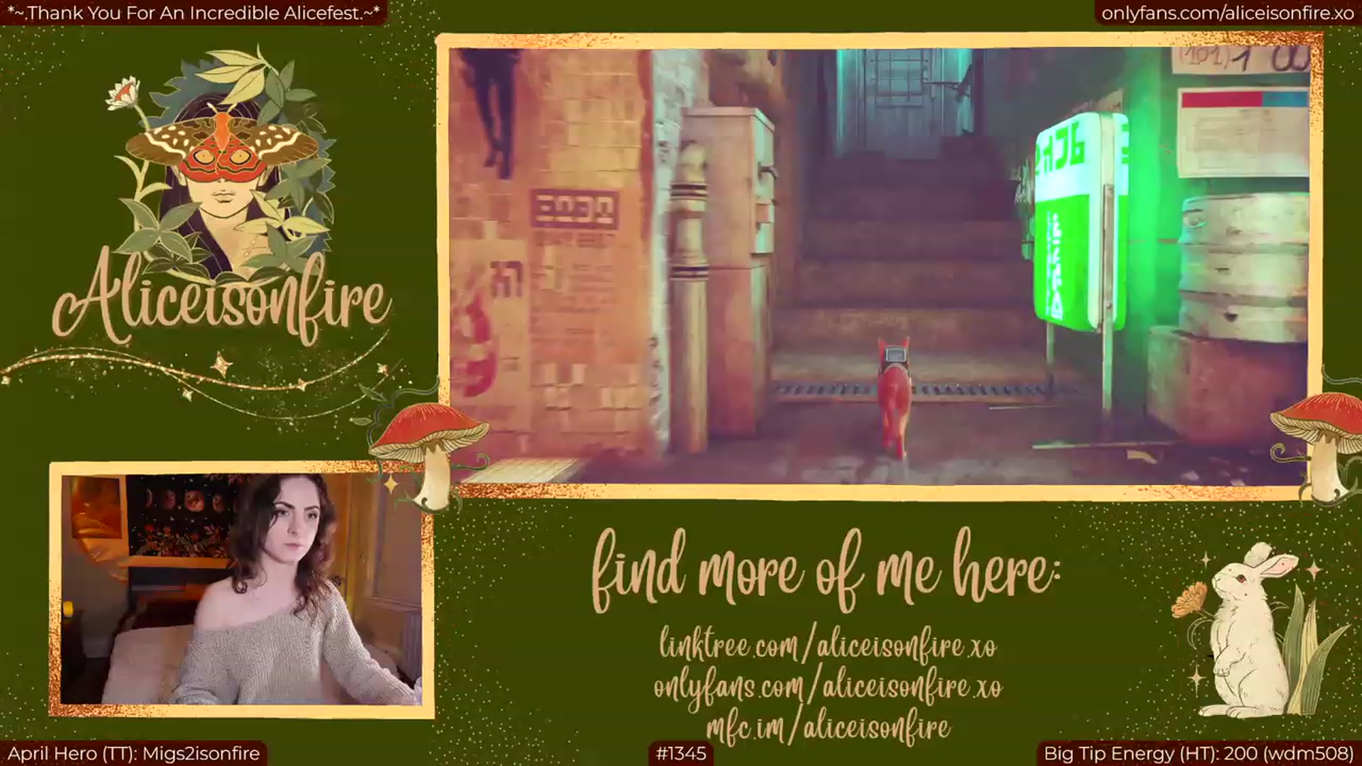 Gallery image thumbnail from aliceisonfire's myfreecams stream on, 04/04/2023, 05:23 image 12 of 20