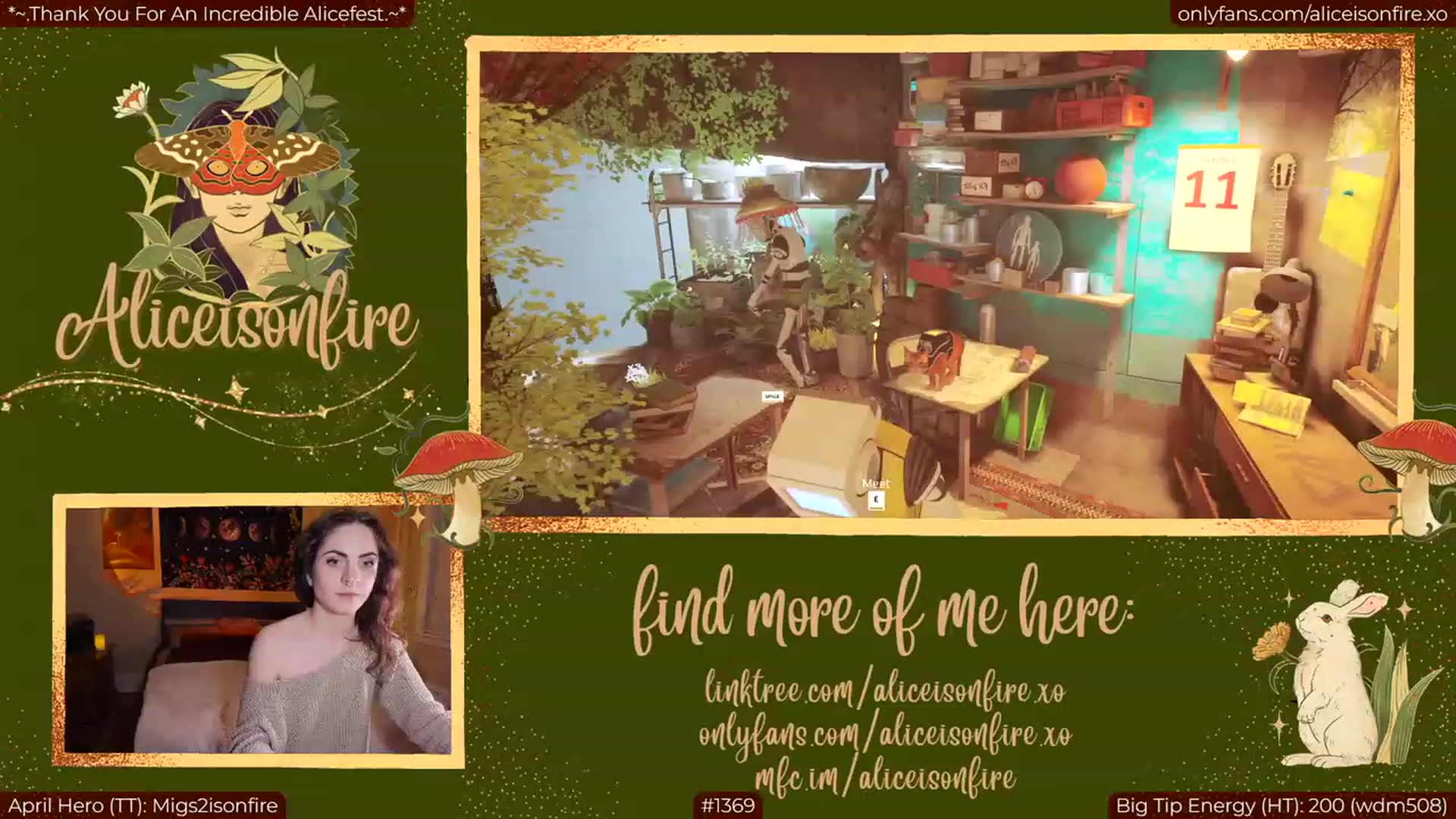 Gallery image thumbnail from aliceisonfire's myfreecams stream on, 04/04/2023, 05:23 image 4 of 20