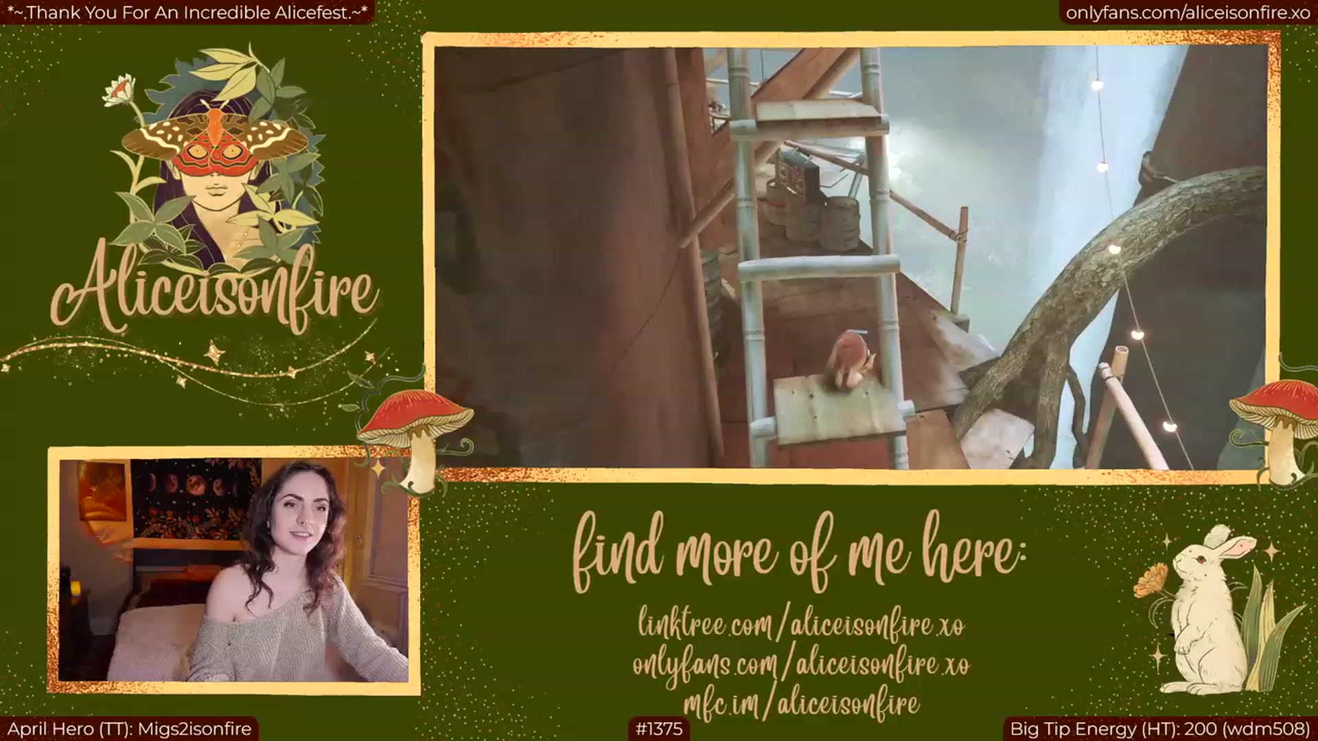 Gallery image thumbnail from aliceisonfire's myfreecams stream on, 04/04/2023, 05:23 image 7 of 20