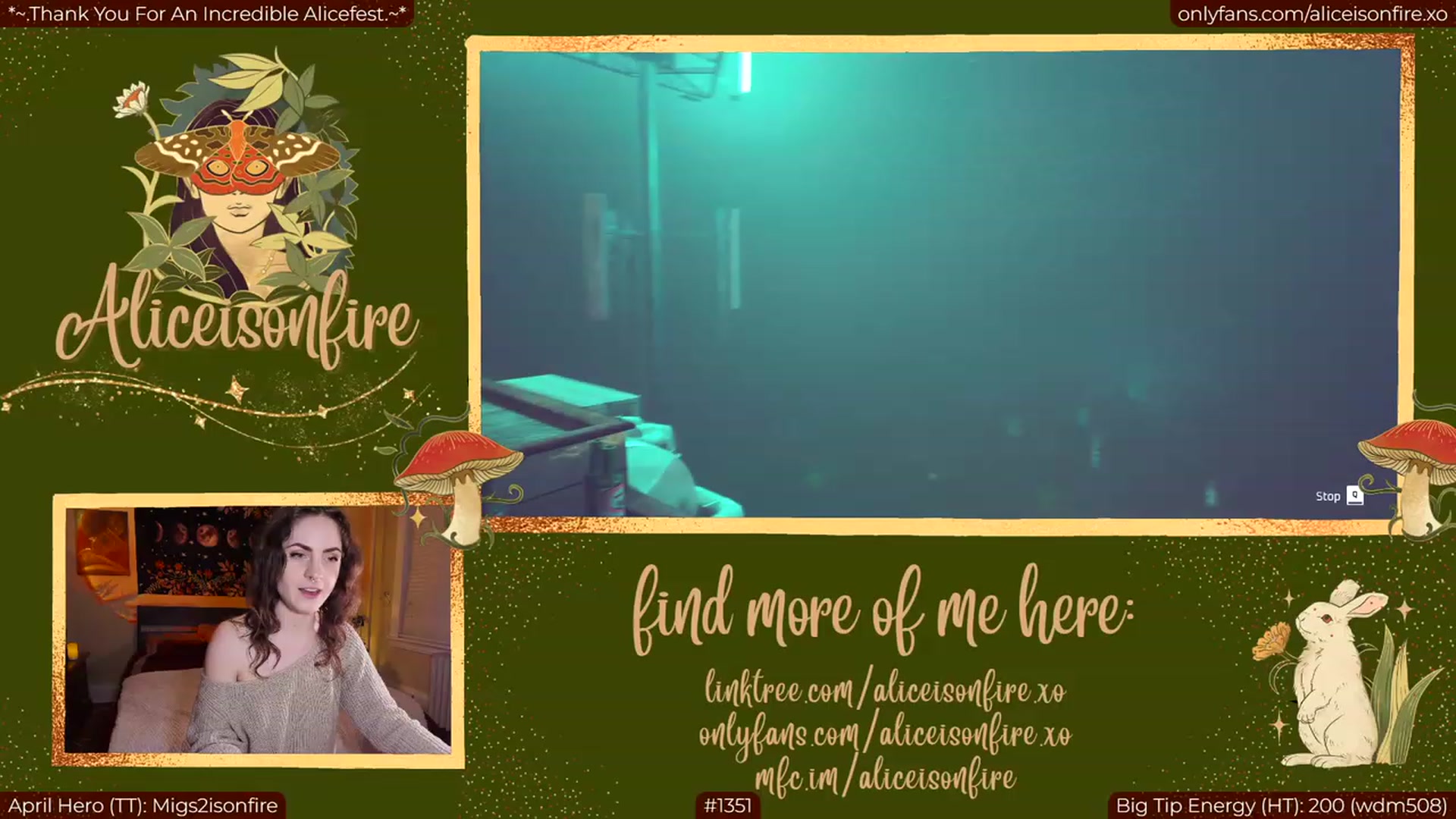 Gallery image thumbnail from aliceisonfire's myfreecams stream on, 04/04/2023, 05:23 image 10 of 20
