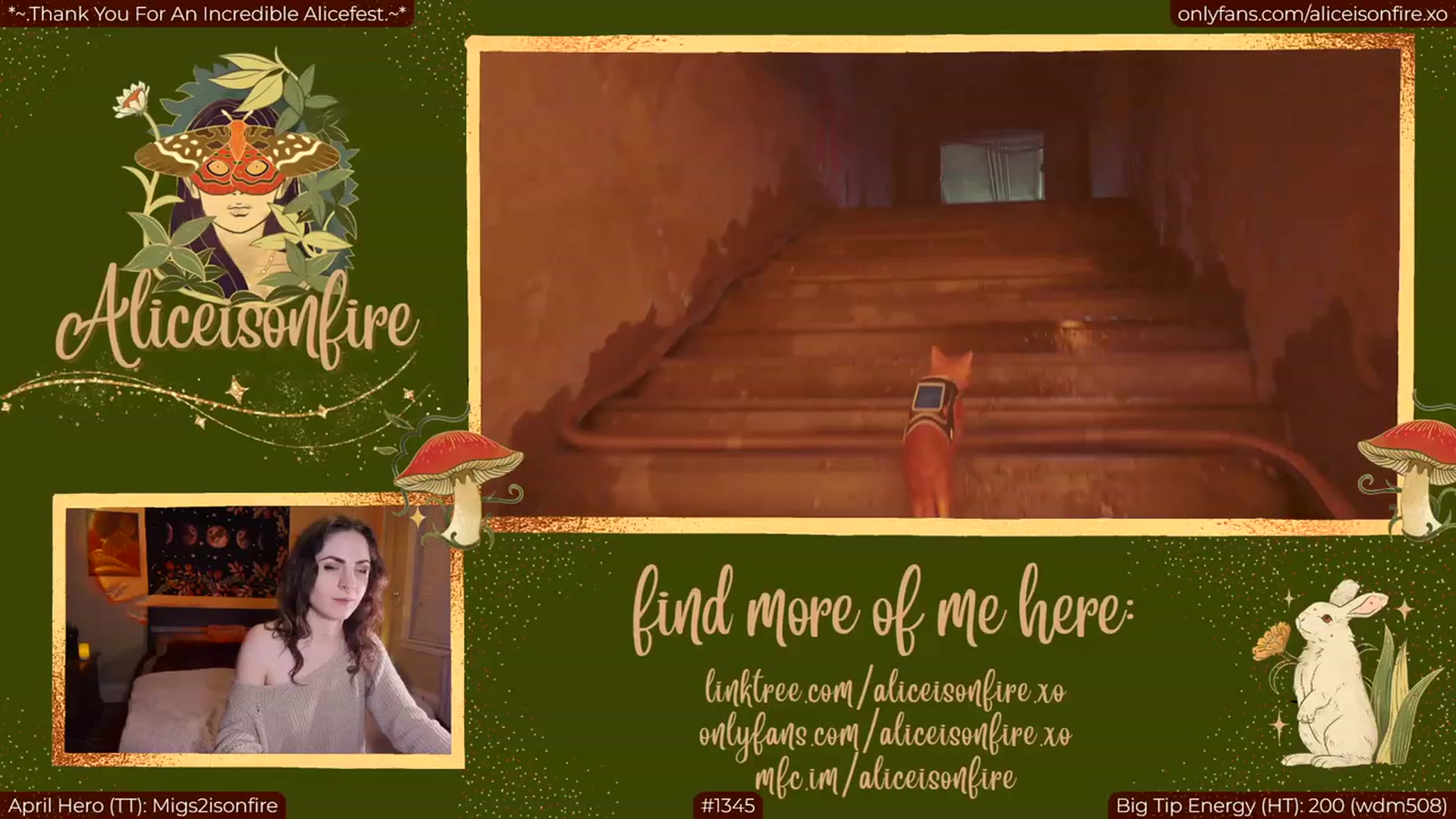 Gallery image thumbnail from aliceisonfire's myfreecams stream on, 04/04/2023, 05:23 image 8 of 20