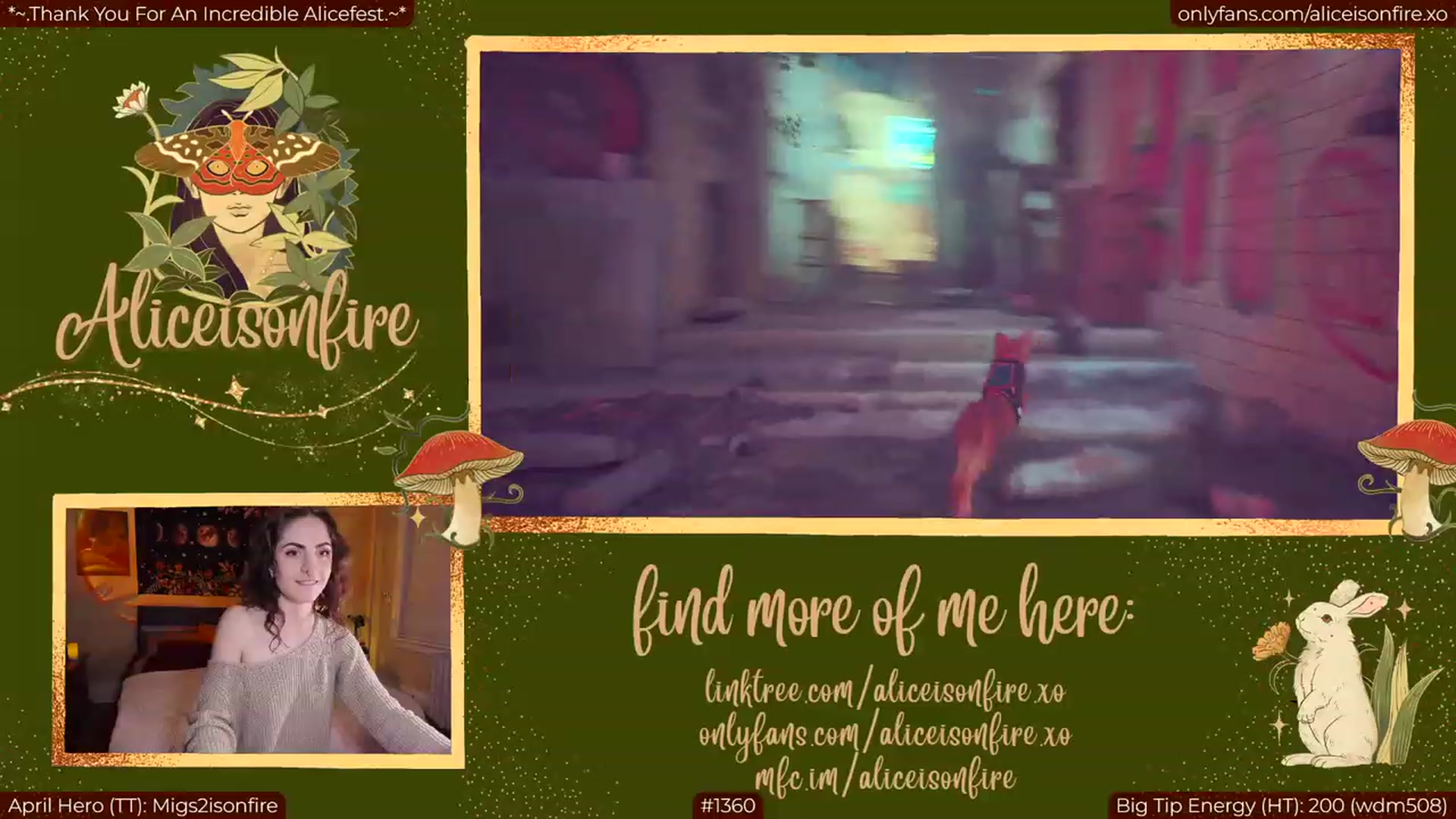 Gallery image thumbnail from aliceisonfire's myfreecams stream on, 04/04/2023, 05:23 image 18 of 20