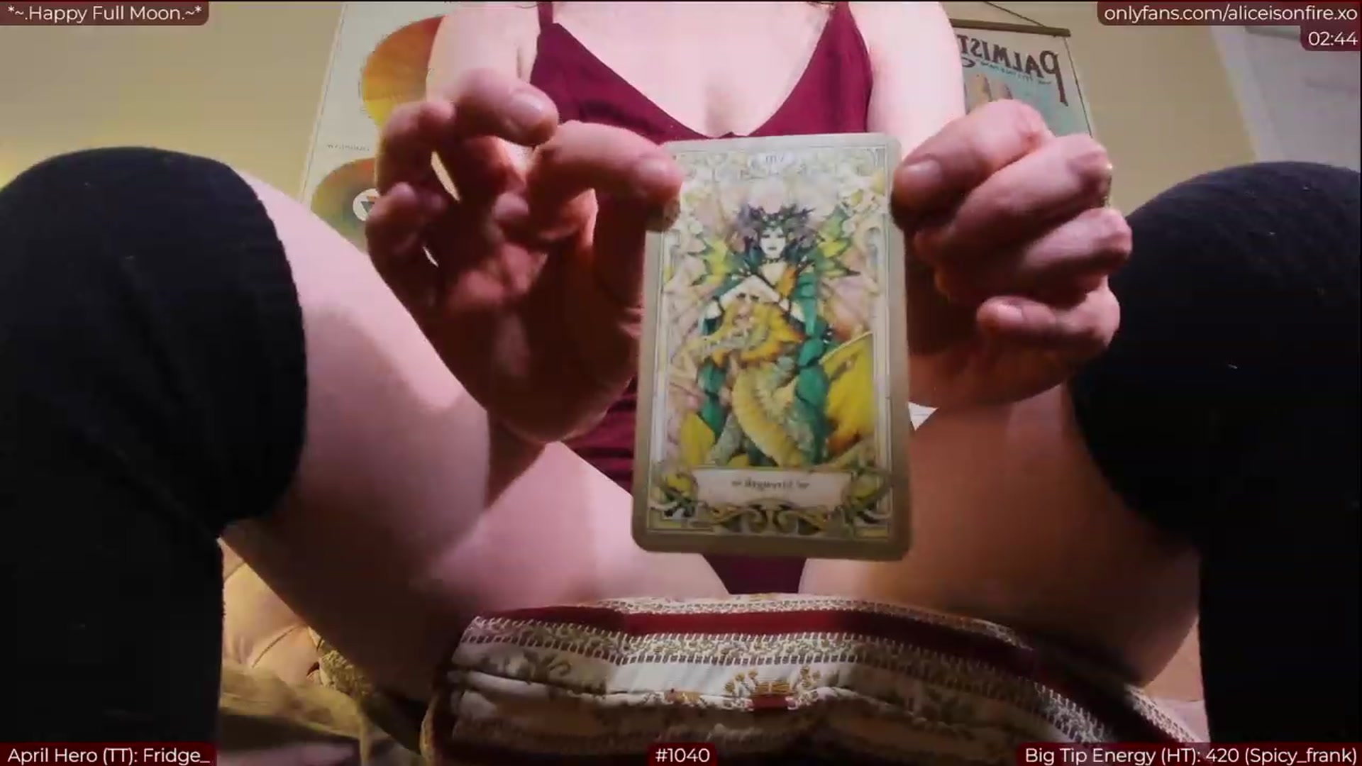 Gallery image thumbnail from aliceisonfire's myfreecams stream on, 04/06/2023, 08:22 image 5 of 20