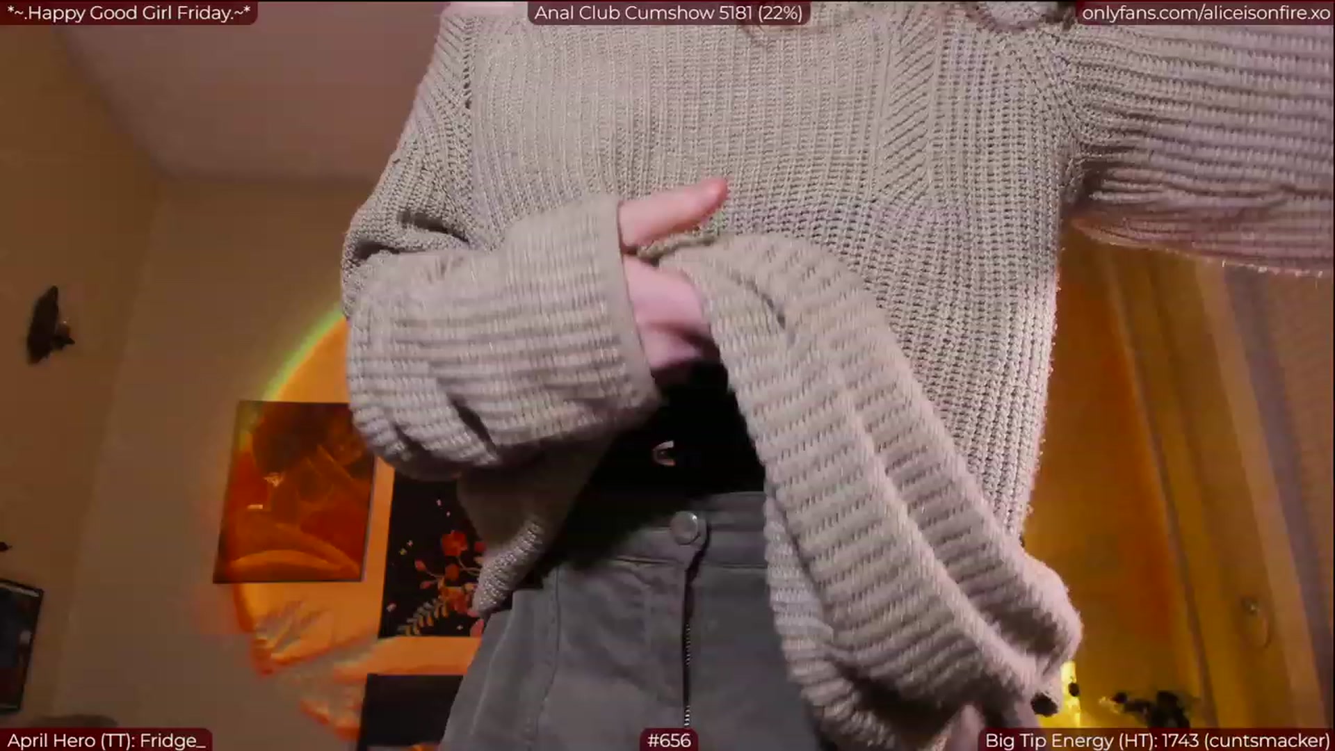 Gallery image thumbnail from aliceisonfire's myfreecams stream on, 04/08/2023, 06:22 image 12 of 20