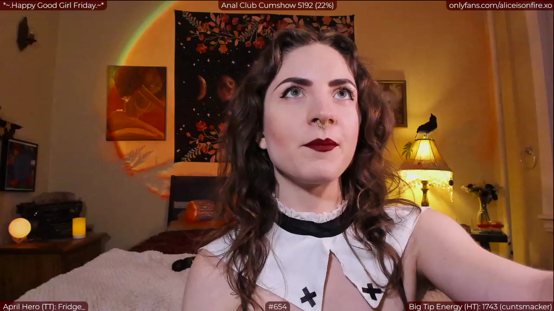 Gallery image thumbnail from aliceisonfire's myfreecams stream on, 04/08/2023, 06:22 image 1 of 20