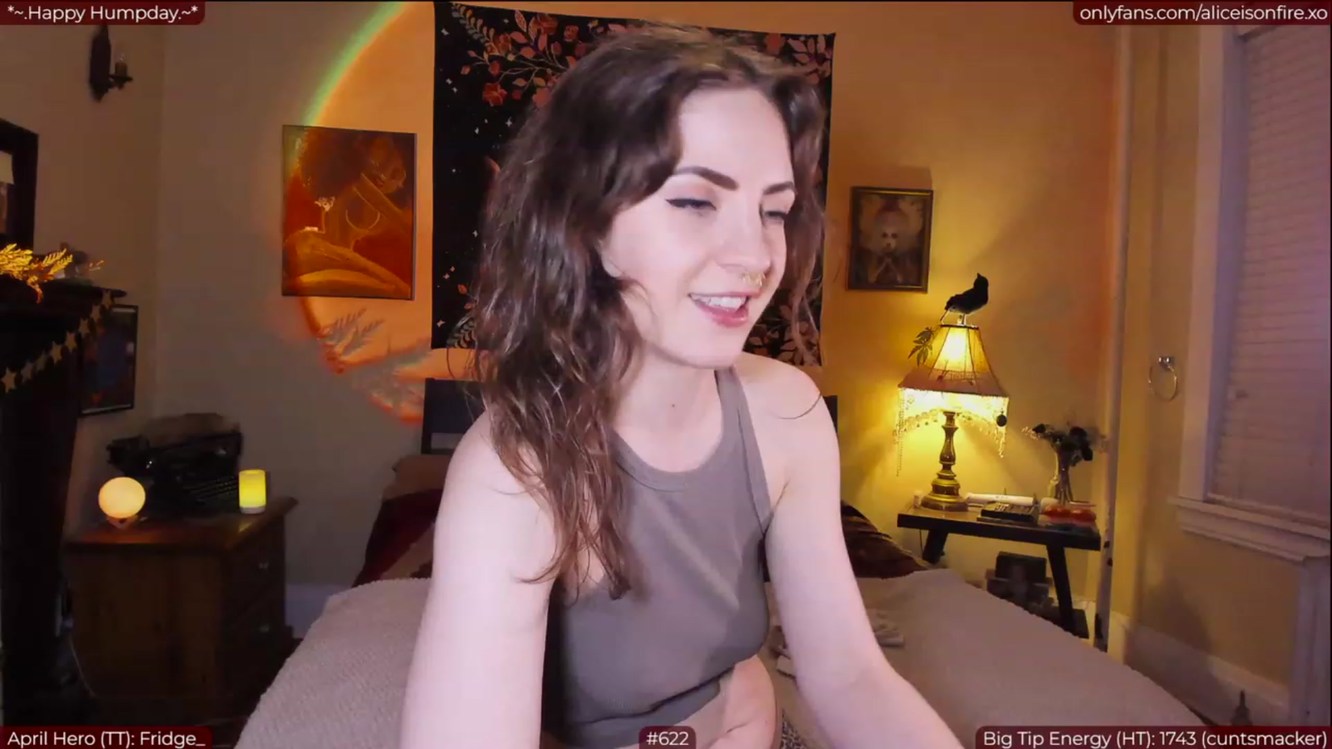 Gallery image thumbnail from aliceisonfire's myfreecams stream on, 04/13/2023, 03:27 image 12 of 20