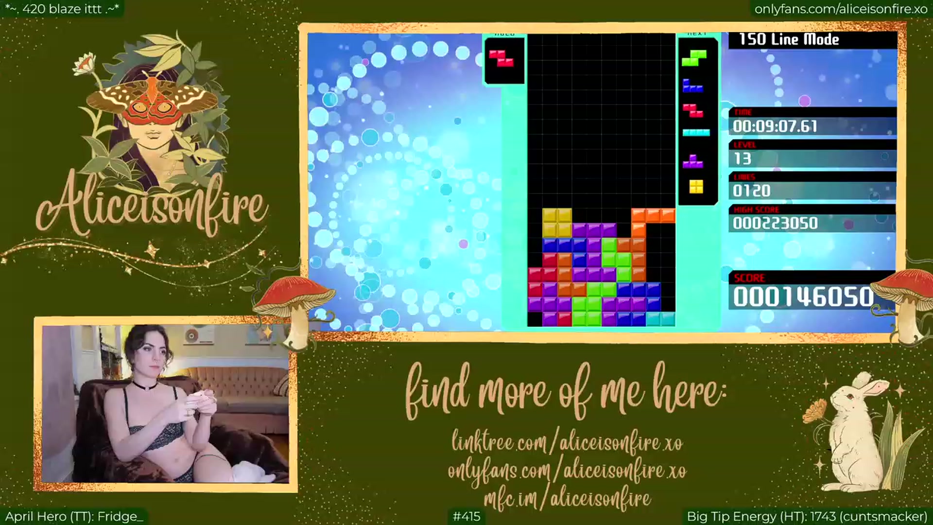 Gallery image thumbnail from aliceisonfire's myfreecams stream on, 04/21/2023, 07:03 image 15 of 20