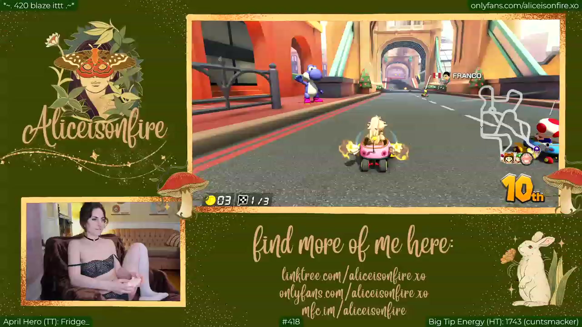 Gallery image thumbnail from aliceisonfire's myfreecams stream on, 04/21/2023, 07:03 image 10 of 20