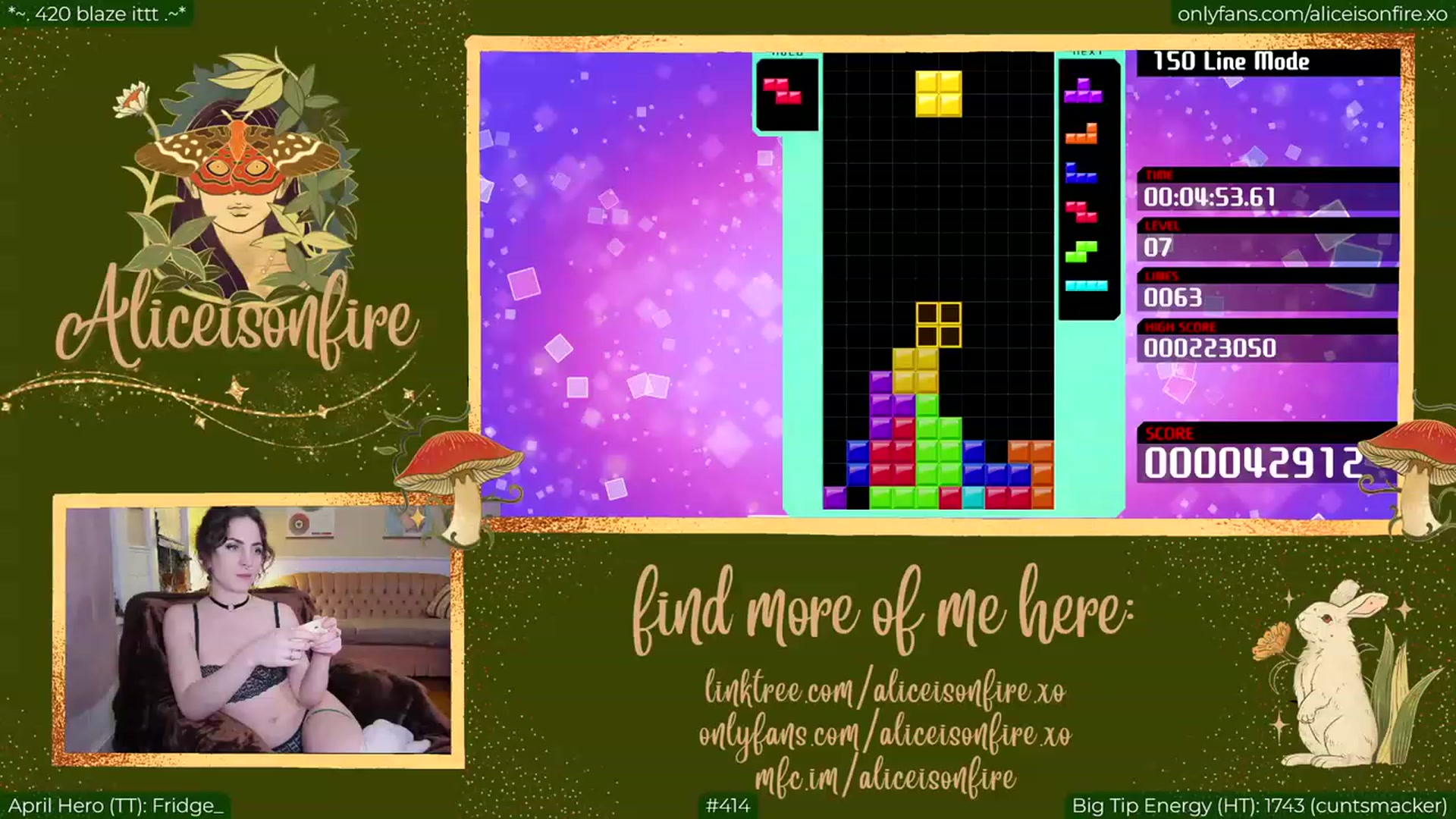 Gallery image thumbnail from aliceisonfire's myfreecams stream on, 04/21/2023, 07:03 image 14 of 20