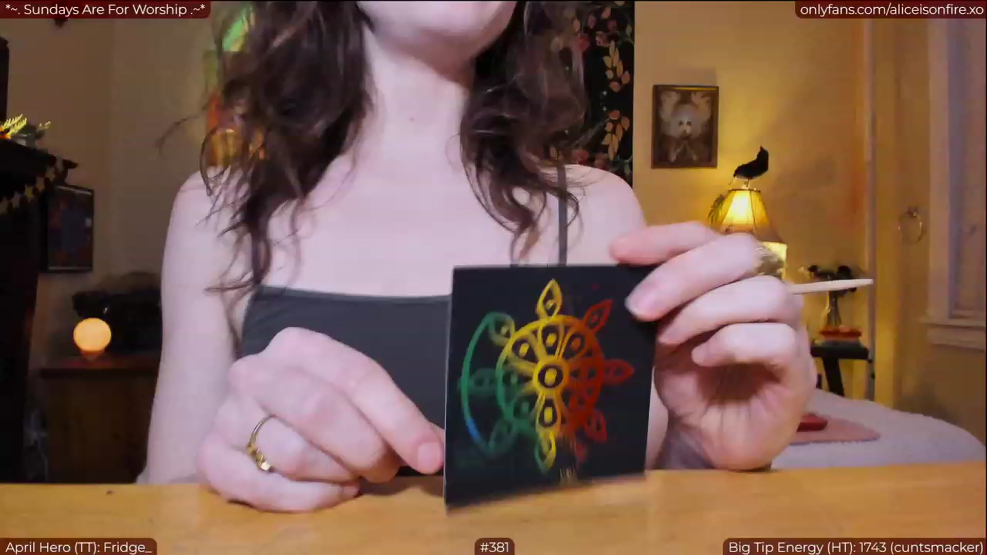 Gallery image thumbnail from aliceisonfire's myfreecams stream on, 04/24/2023, 04:41 image 5 of 20