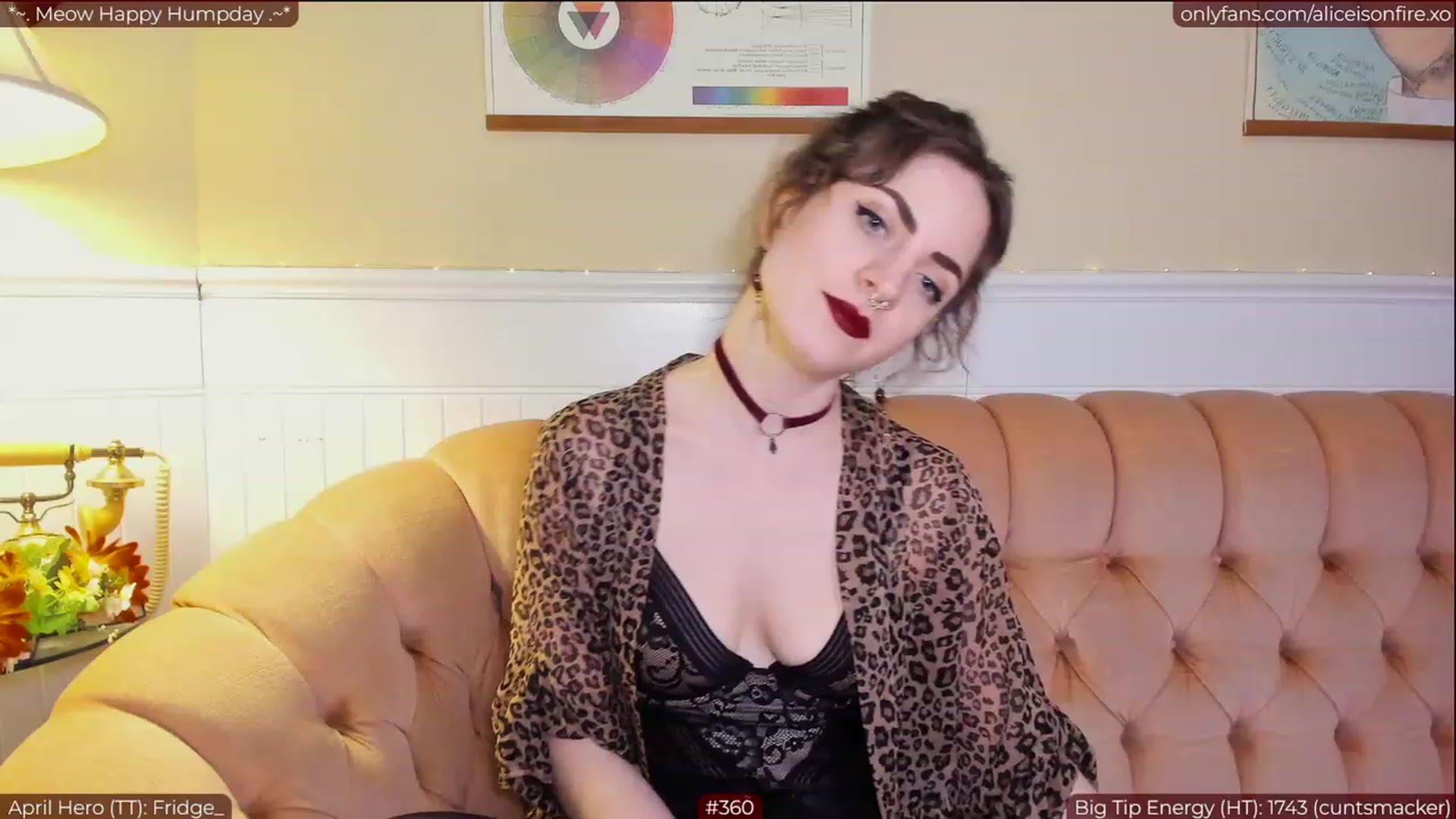 Gallery image thumbnail from aliceisonfire's myfreecams stream on, 04/27/2023, 06:42 image 19 of 20
