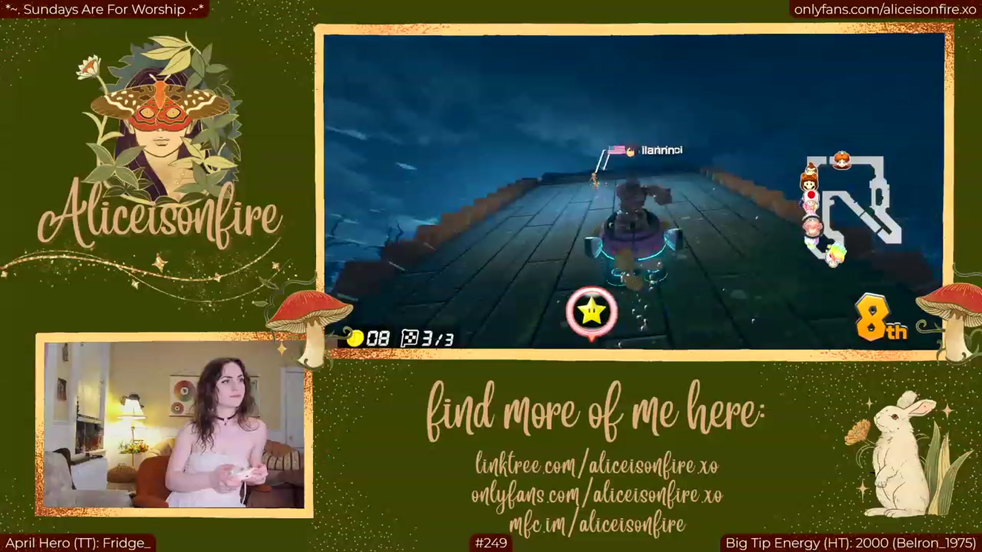 Gallery image thumbnail from aliceisonfire's myfreecams stream on, 05/01/2023, 07:55 image 15 of 20