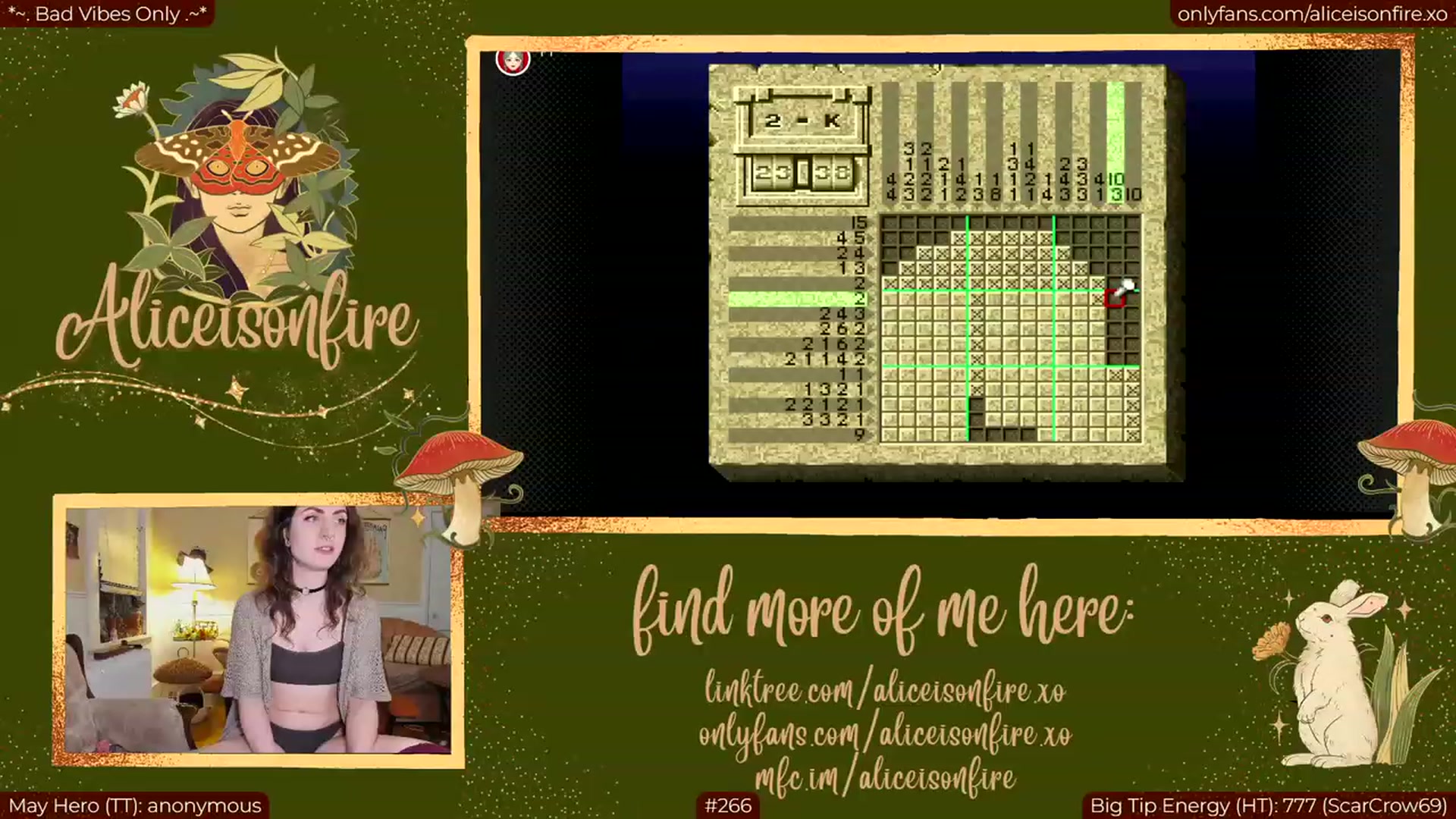 Gallery image thumbnail from aliceisonfire's myfreecams stream on, 05/09/2023, 06:34 image 17 of 20