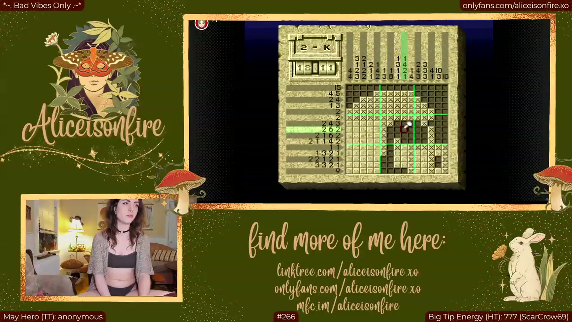 Gallery image thumbnail from aliceisonfire's myfreecams stream on, 05/09/2023, 06:34 image 18 of 20