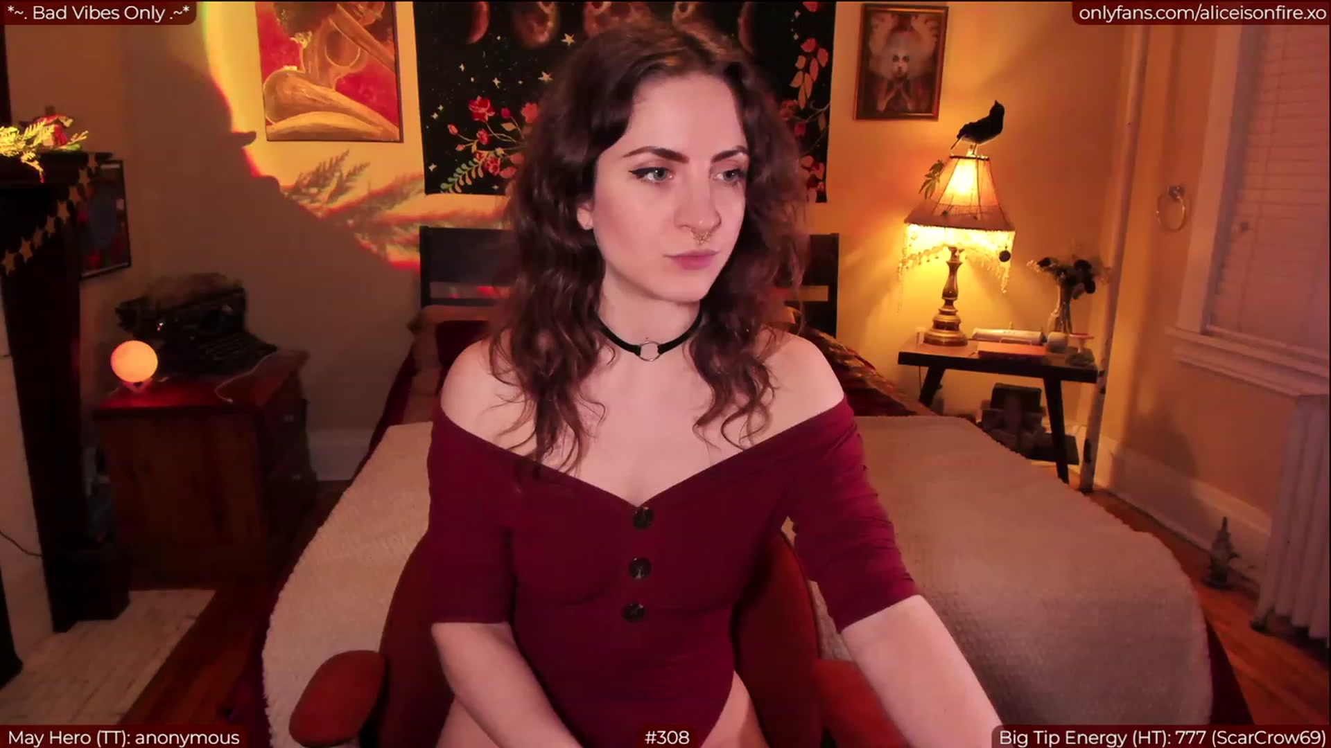 Gallery image thumbnail from aliceisonfire's myfreecams stream on, 05/11/2023, 03:39 image 4 of 20
