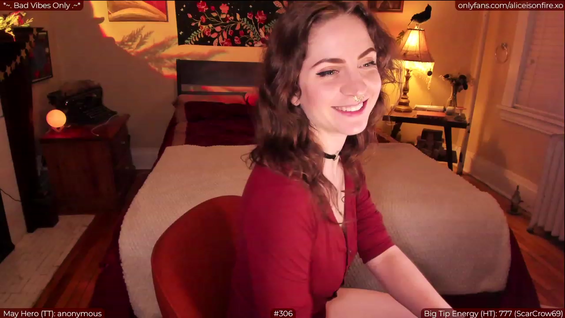 Gallery image thumbnail from aliceisonfire's myfreecams stream on, 05/11/2023, 03:39 image 12 of 20