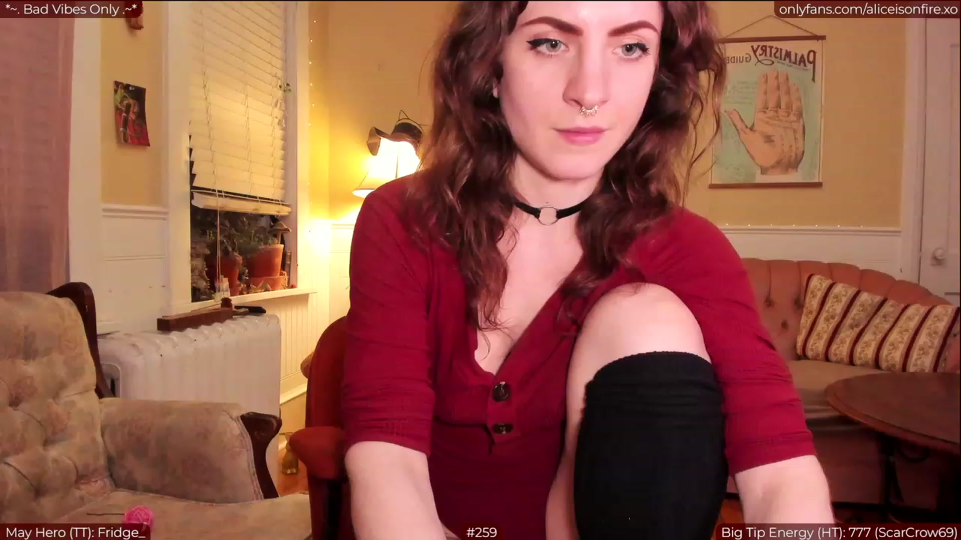 Gallery image thumbnail from aliceisonfire's myfreecams stream on, 05/11/2023, 06:34 image 10 of 20