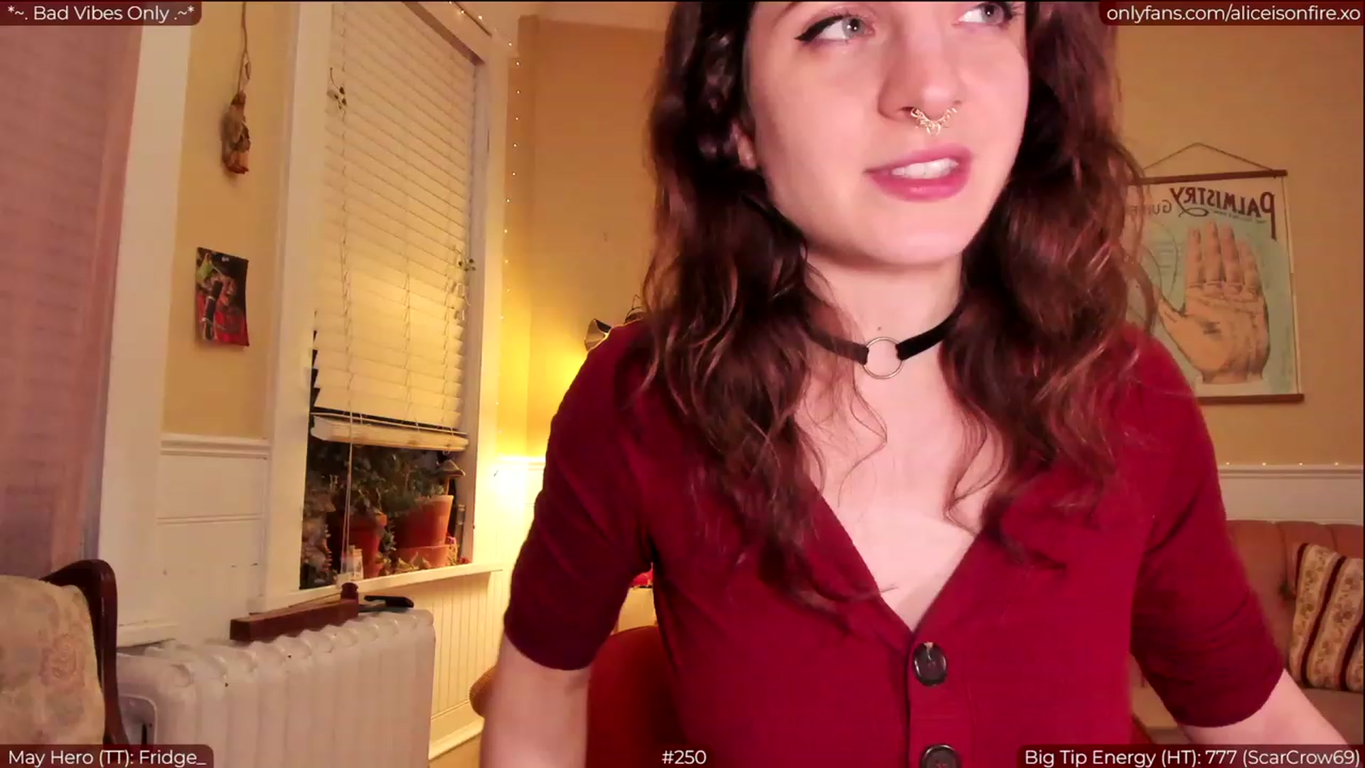 Gallery image thumbnail from aliceisonfire's myfreecams stream on, 05/11/2023, 08:55 image 17 of 20