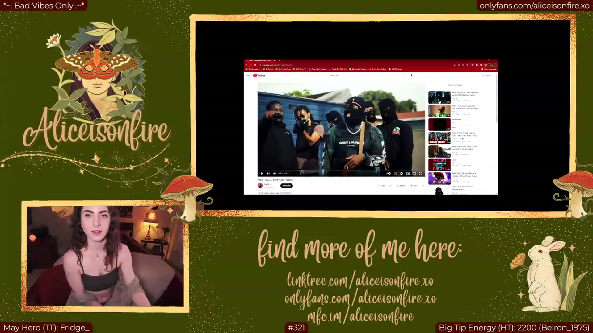 Gallery image thumbnail from aliceisonfire's myfreecams stream on, 05/19/2023, 06:54 image 14 of 20