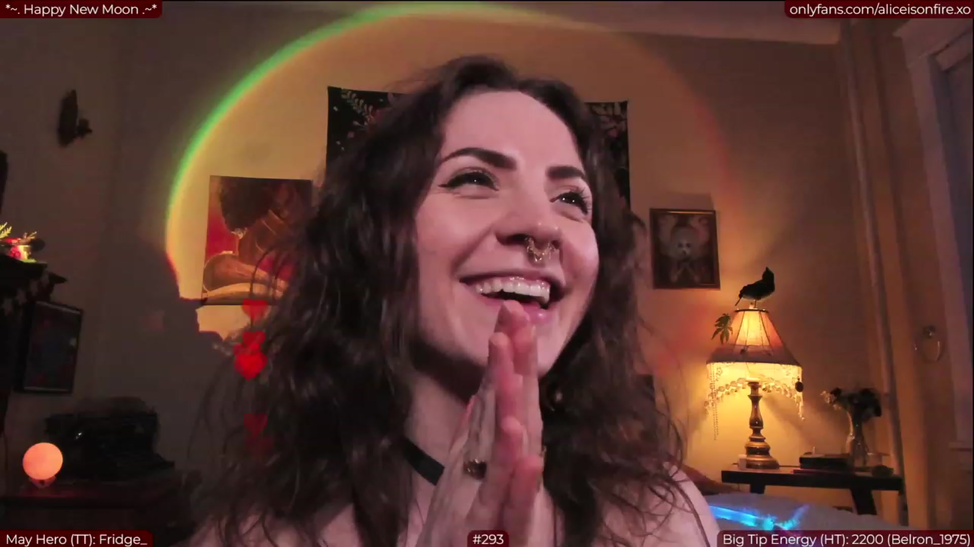 Gallery image thumbnail from aliceisonfire's myfreecams stream on, 05/20/2023, 08:13 image 2 of 20